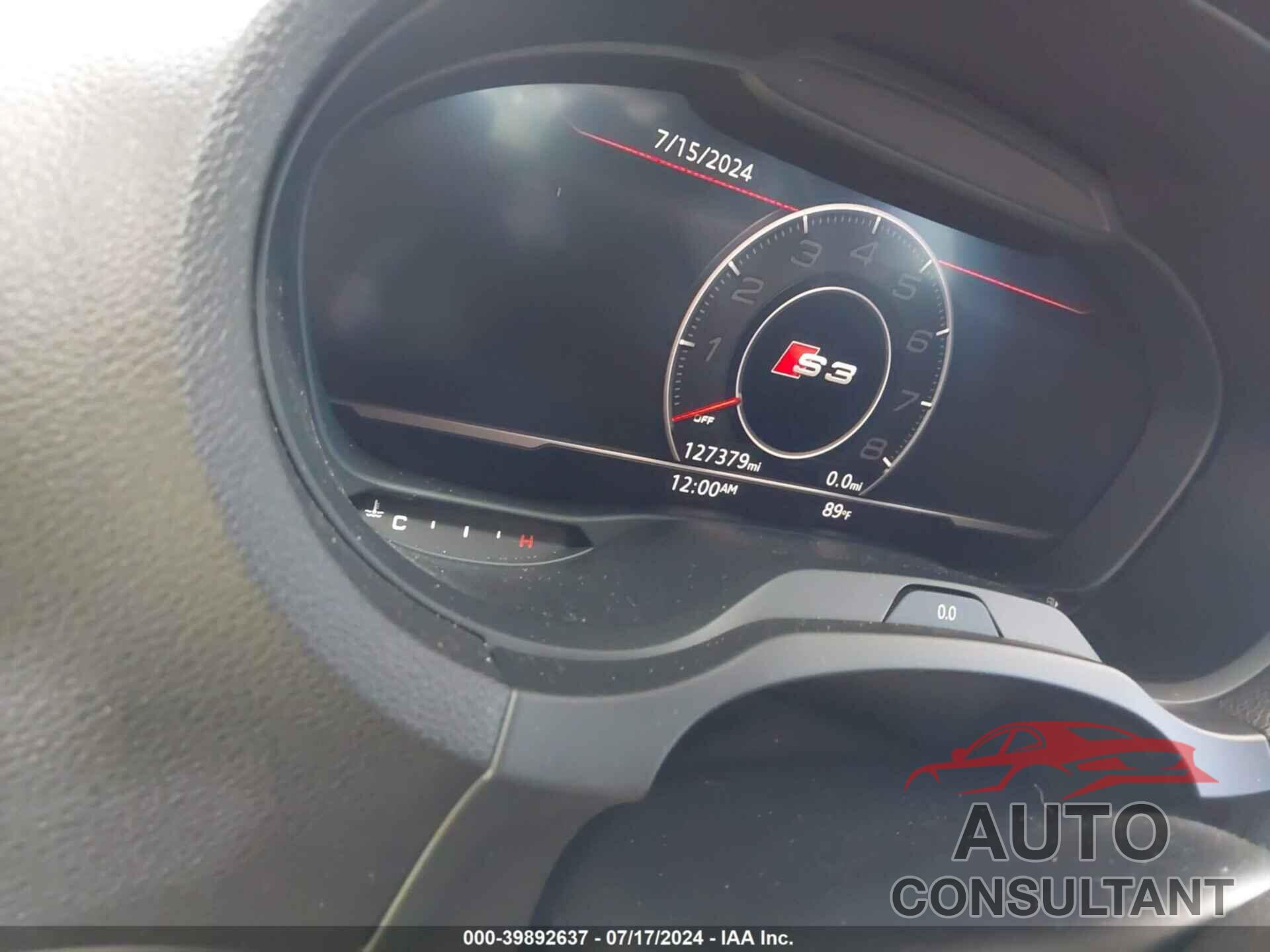 AUDI S3 2017 - WAUB1GFF0H1050507