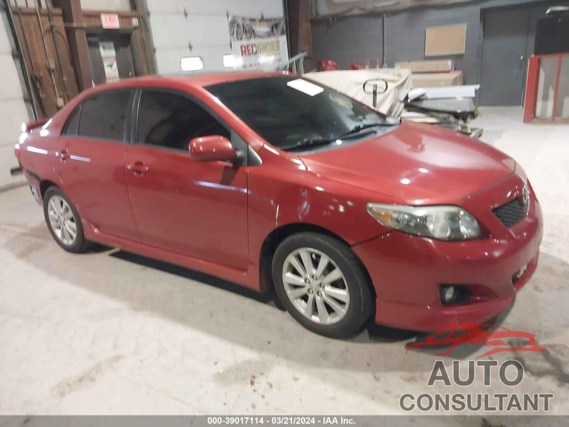 TOYOTA COROLLA 2010 - 2T1BU4EE9AC294921