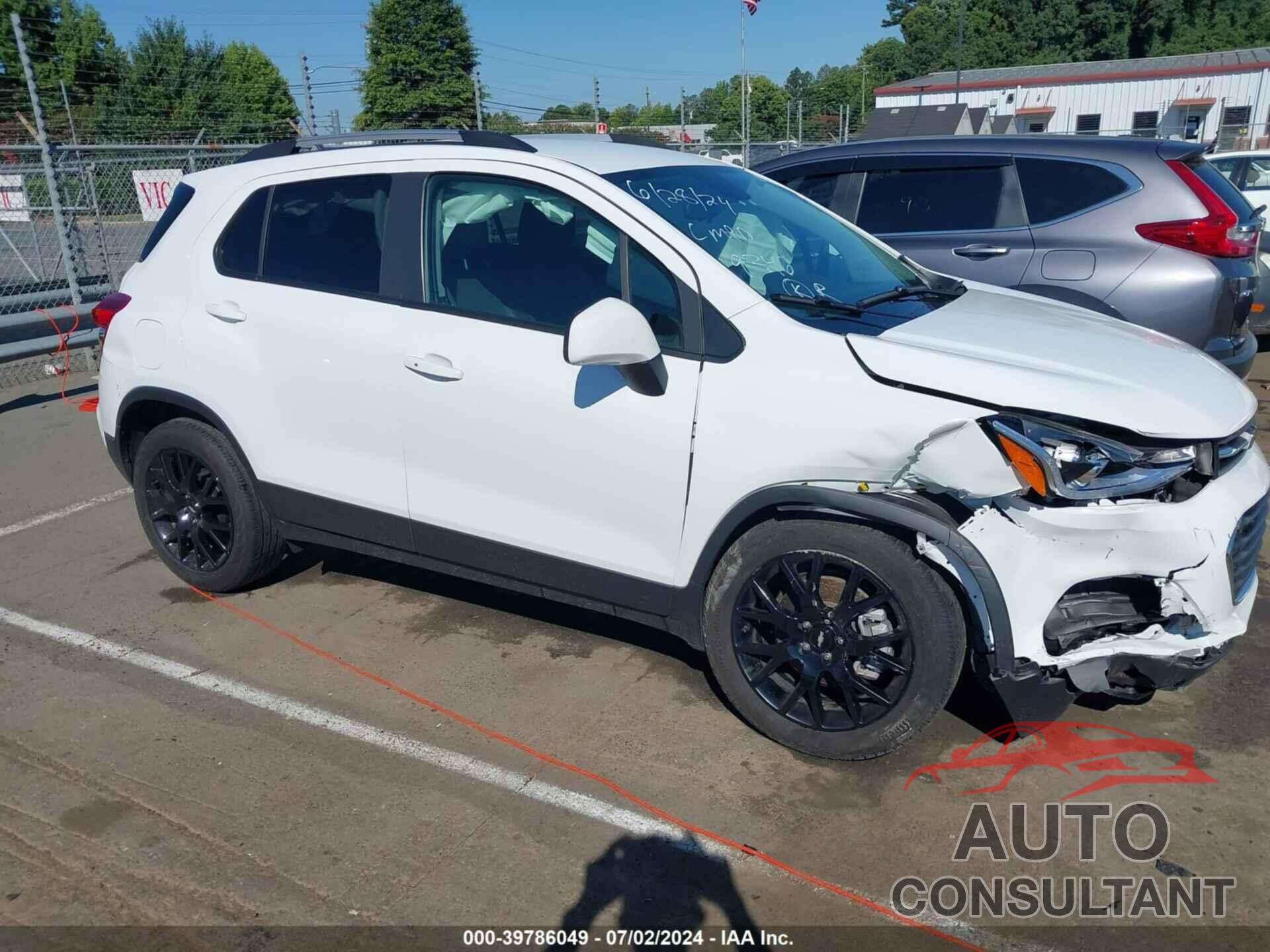 CHEVROLET TRAX 2022 - KL7CJLSM1NB569346