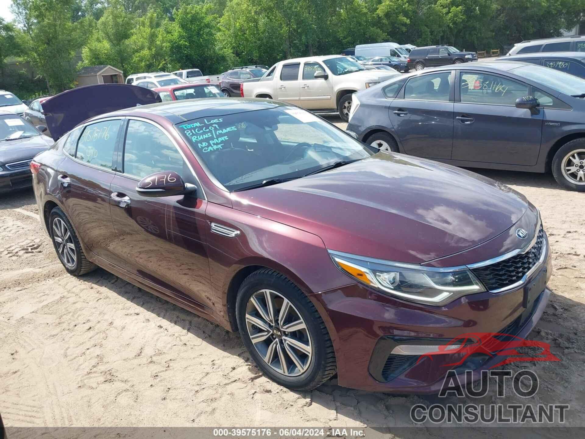 KIA OPTIMA 2020 - 5XXGU4L10LG423839