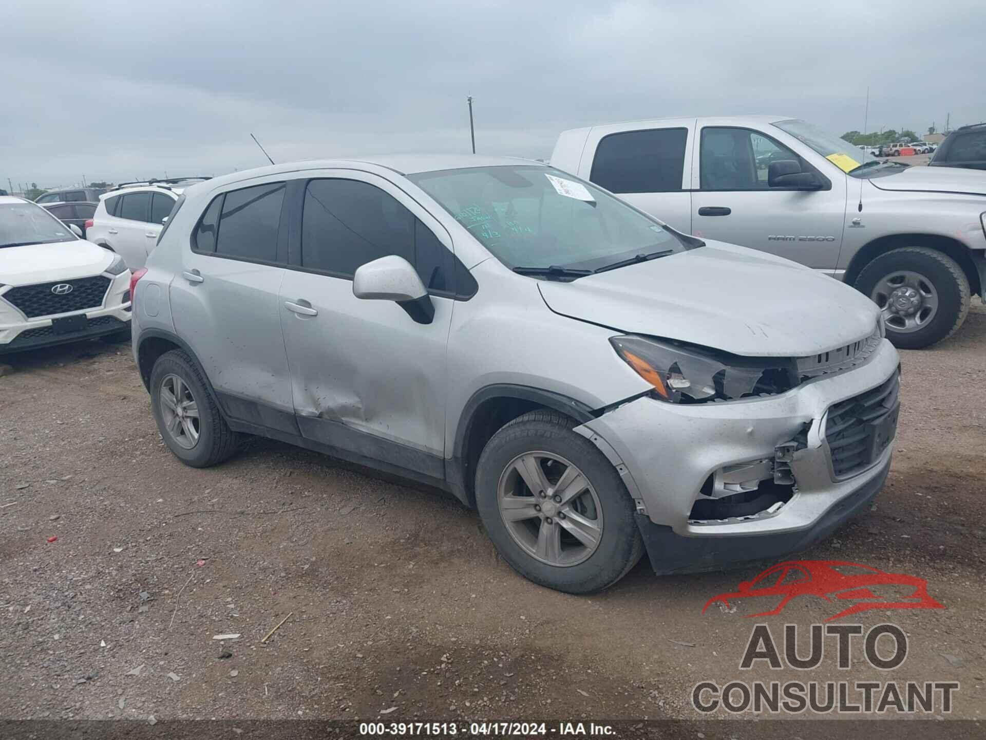 CHEVROLET TRAX 2019 - 3GNCJKSB2KL380394