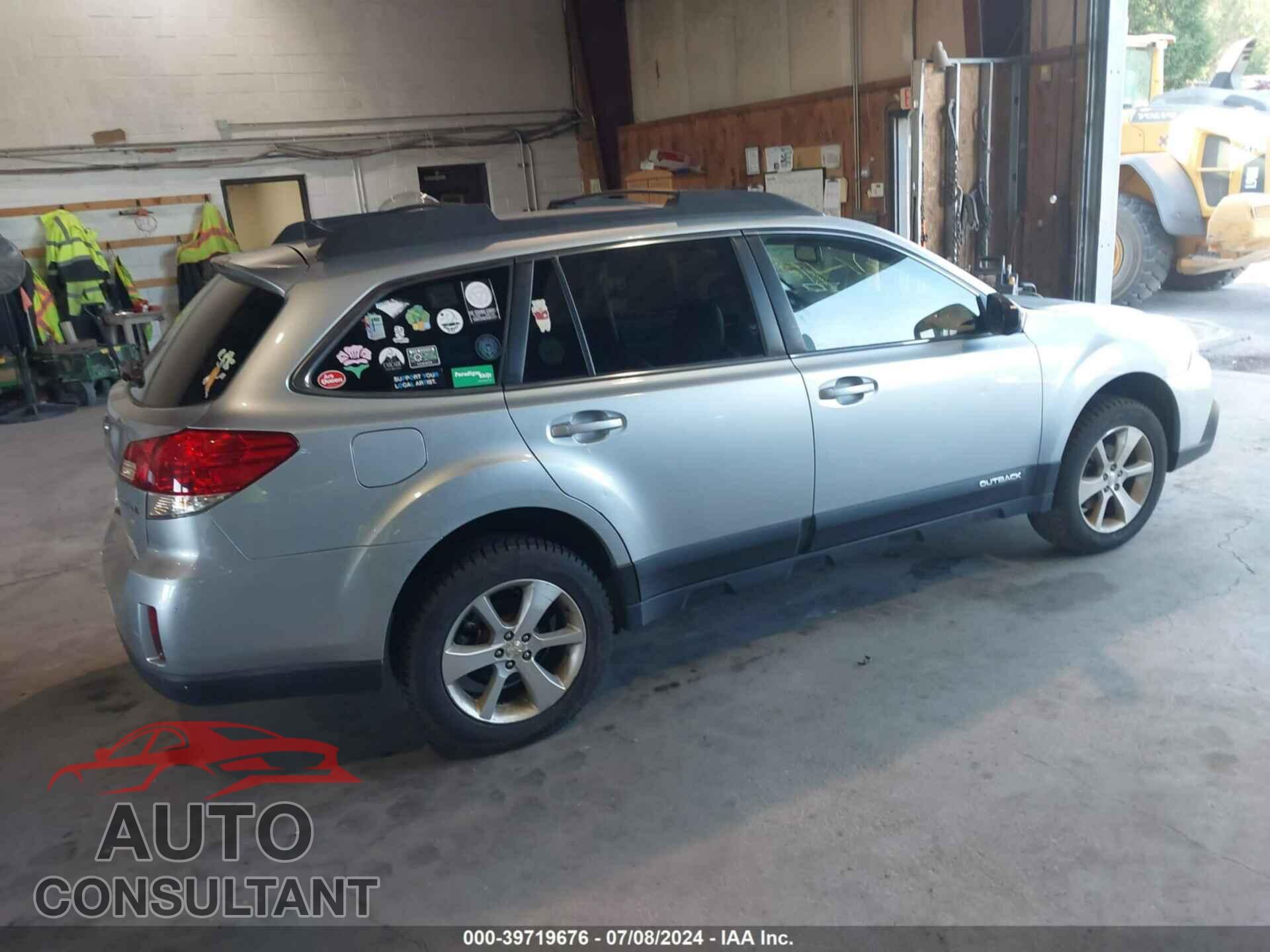 SUBARU OUTBACK 2013 - 4S4BRBLC6D3286792