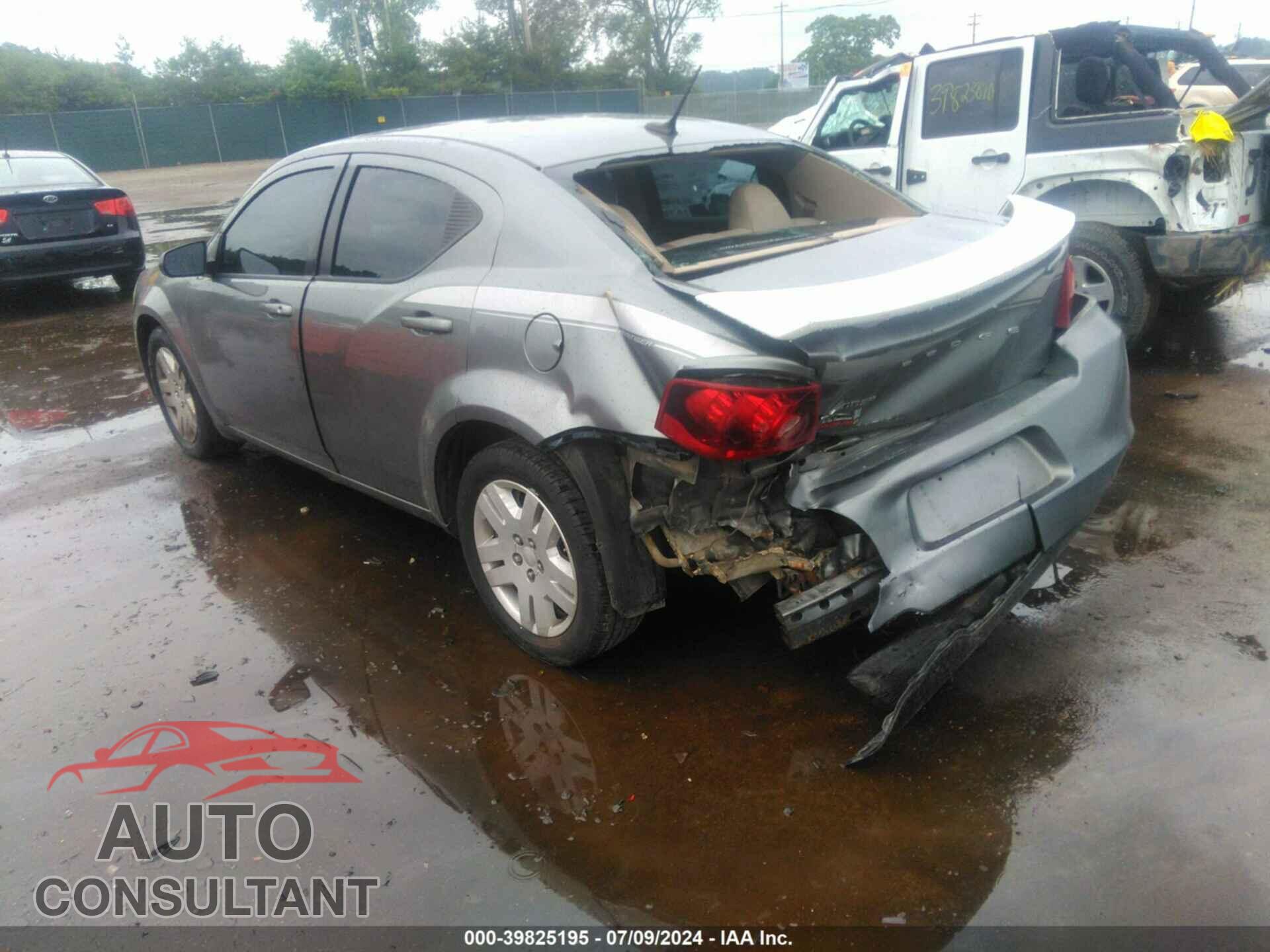 DODGE AVENGER 2012 - 1C3CDZAB5CN110219