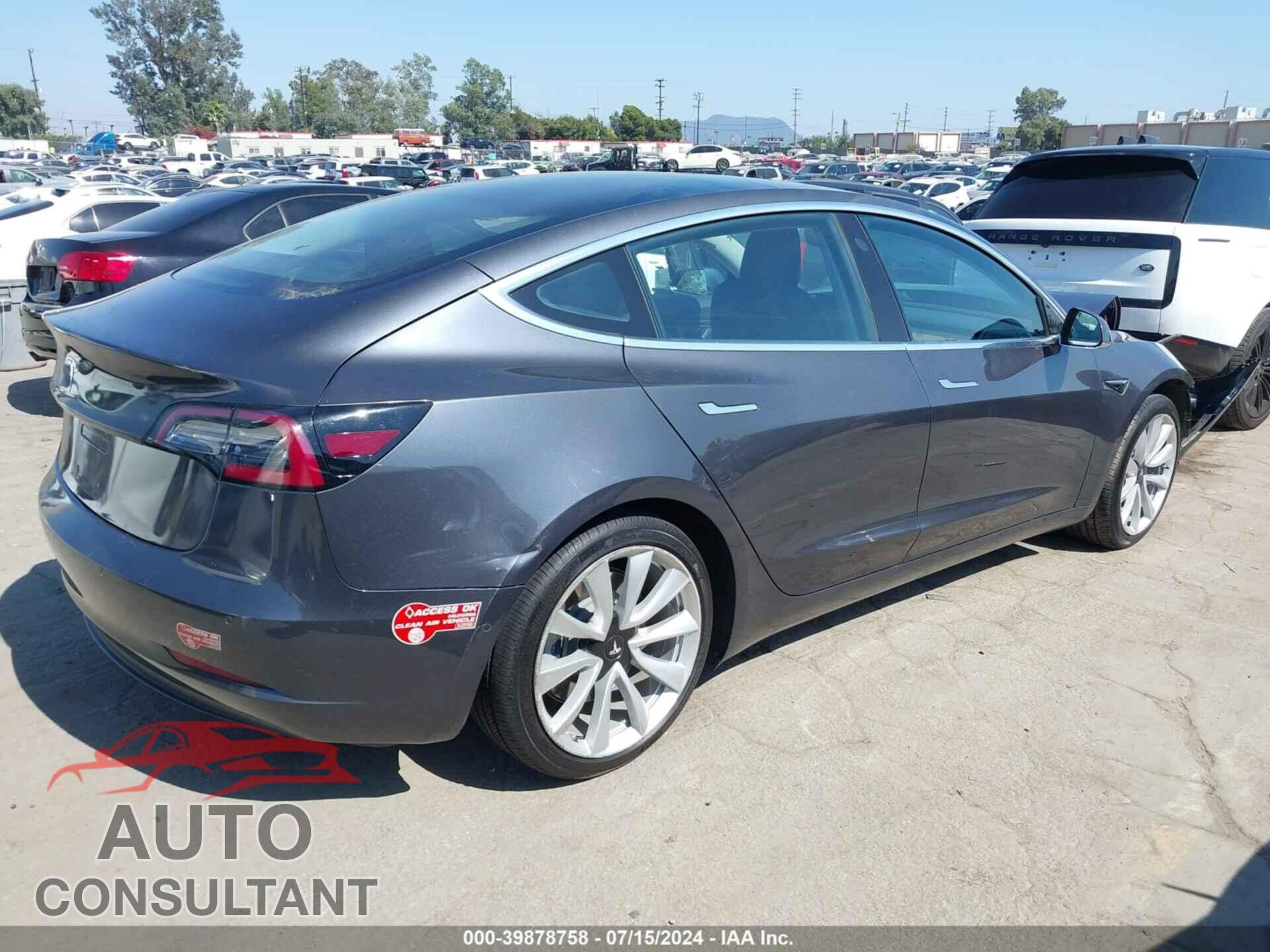 TESLA MODEL 3 2018 - 5YJ3E1EA3JF050612