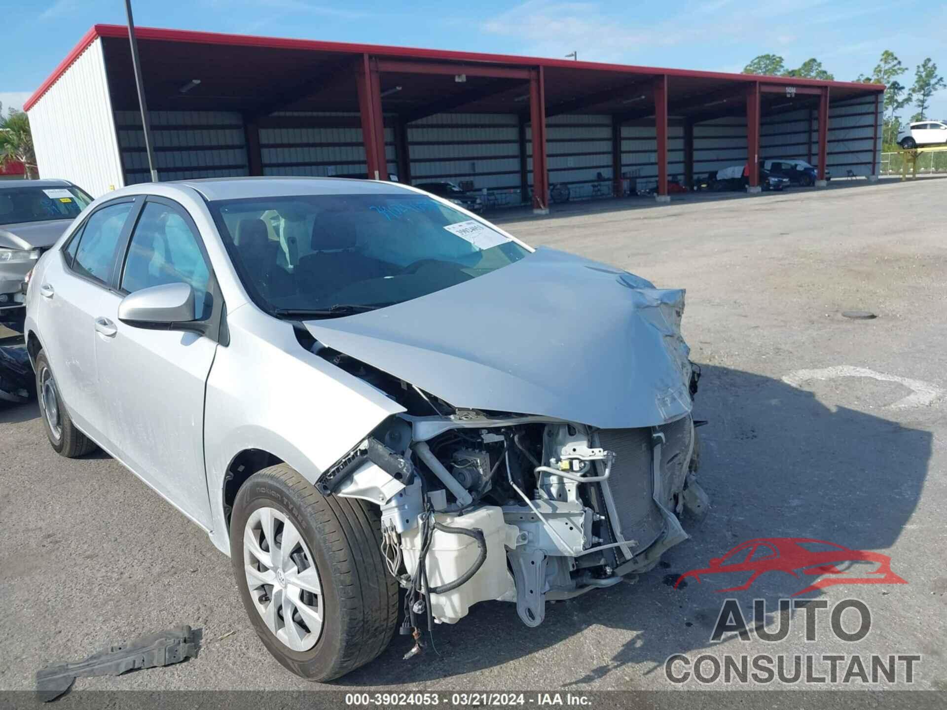 TOYOTA COROLLA 2016 - 2T1BURHE8GC558227