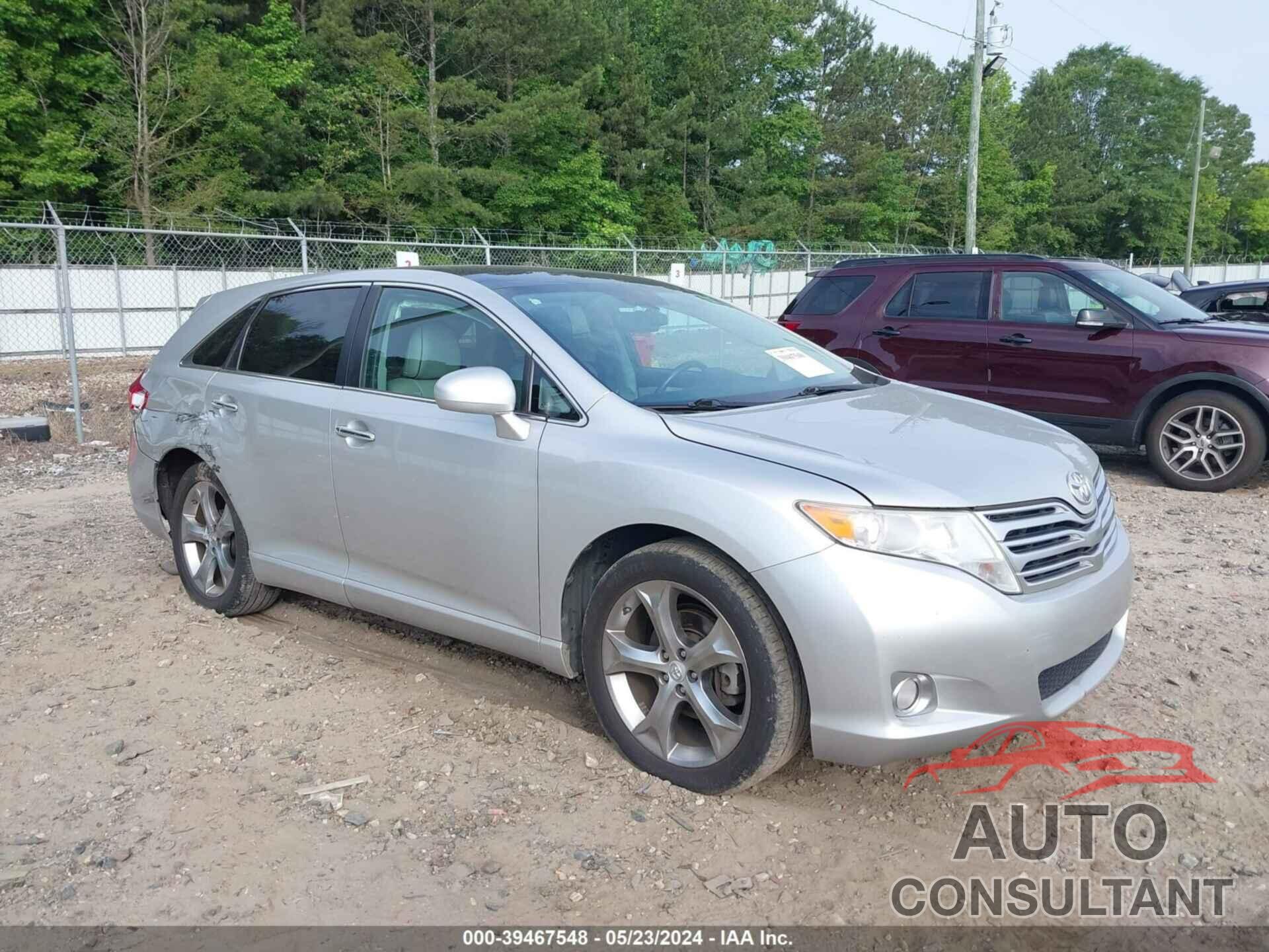 TOYOTA VENZA 2010 - 4T3ZK3BB5AU024647