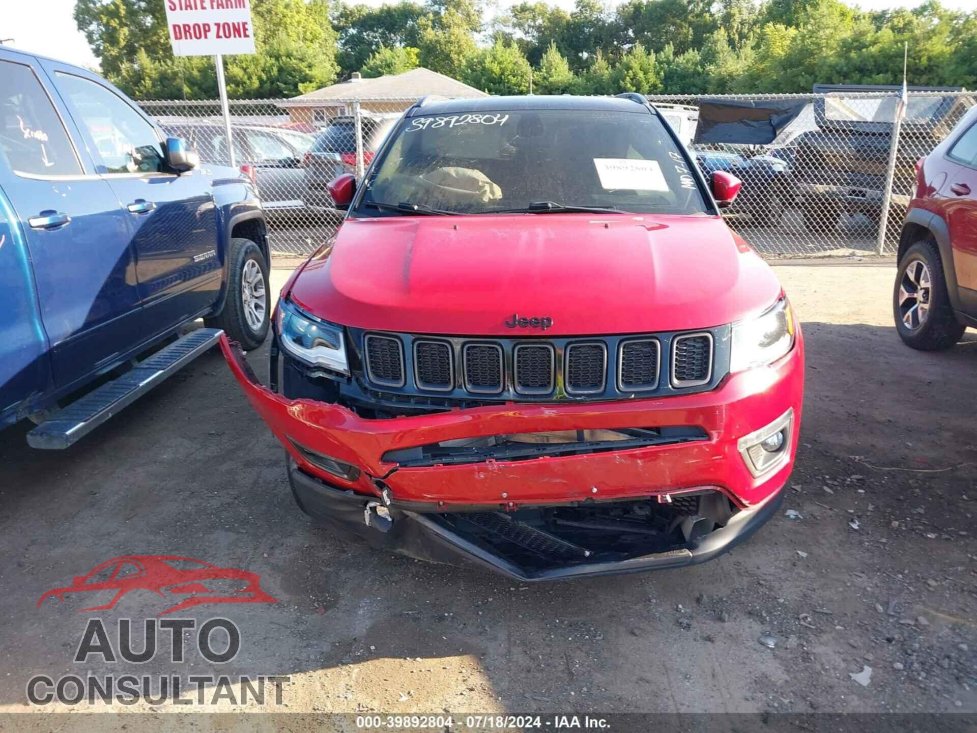 JEEP COMPASS 2019 - 3C4NJDCB9KT714027