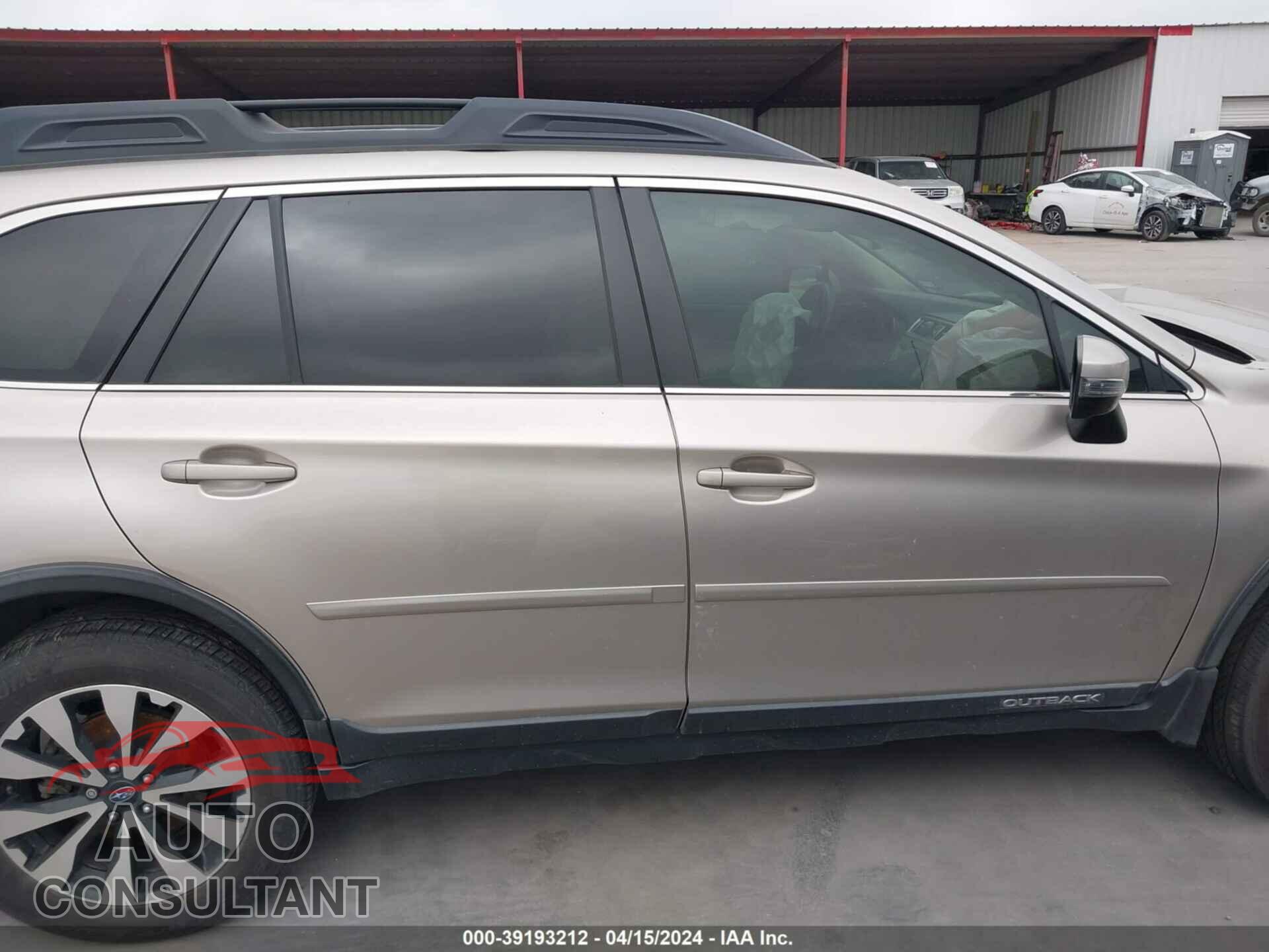 SUBARU OUTBACK 2017 - 4S4BSENC3H3200380