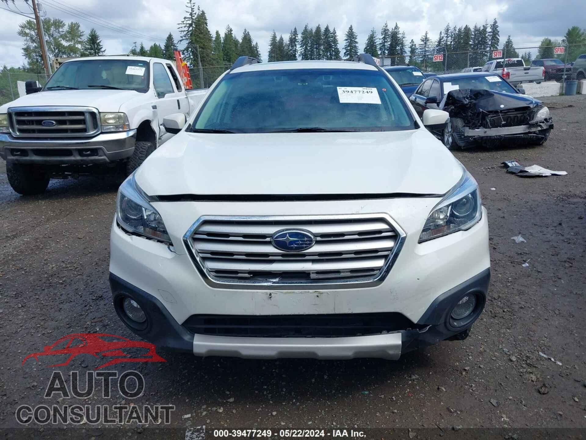 SUBARU OUTBACK 2016 - 4S4BSANC0G3348770