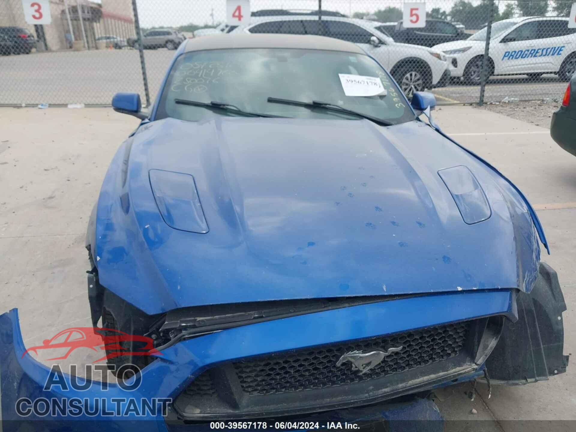 FORD MUSTANG 2017 - 1FA6P8CF8H5250076