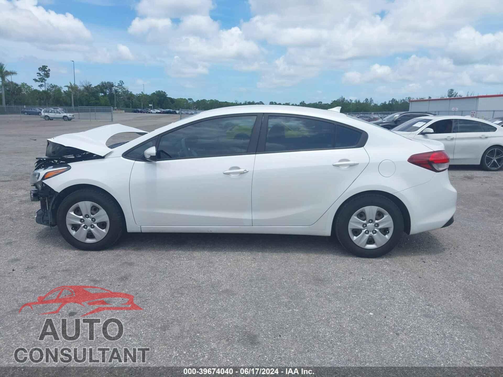 KIA FORTE 2017 - 3KPFL4A71HE149122