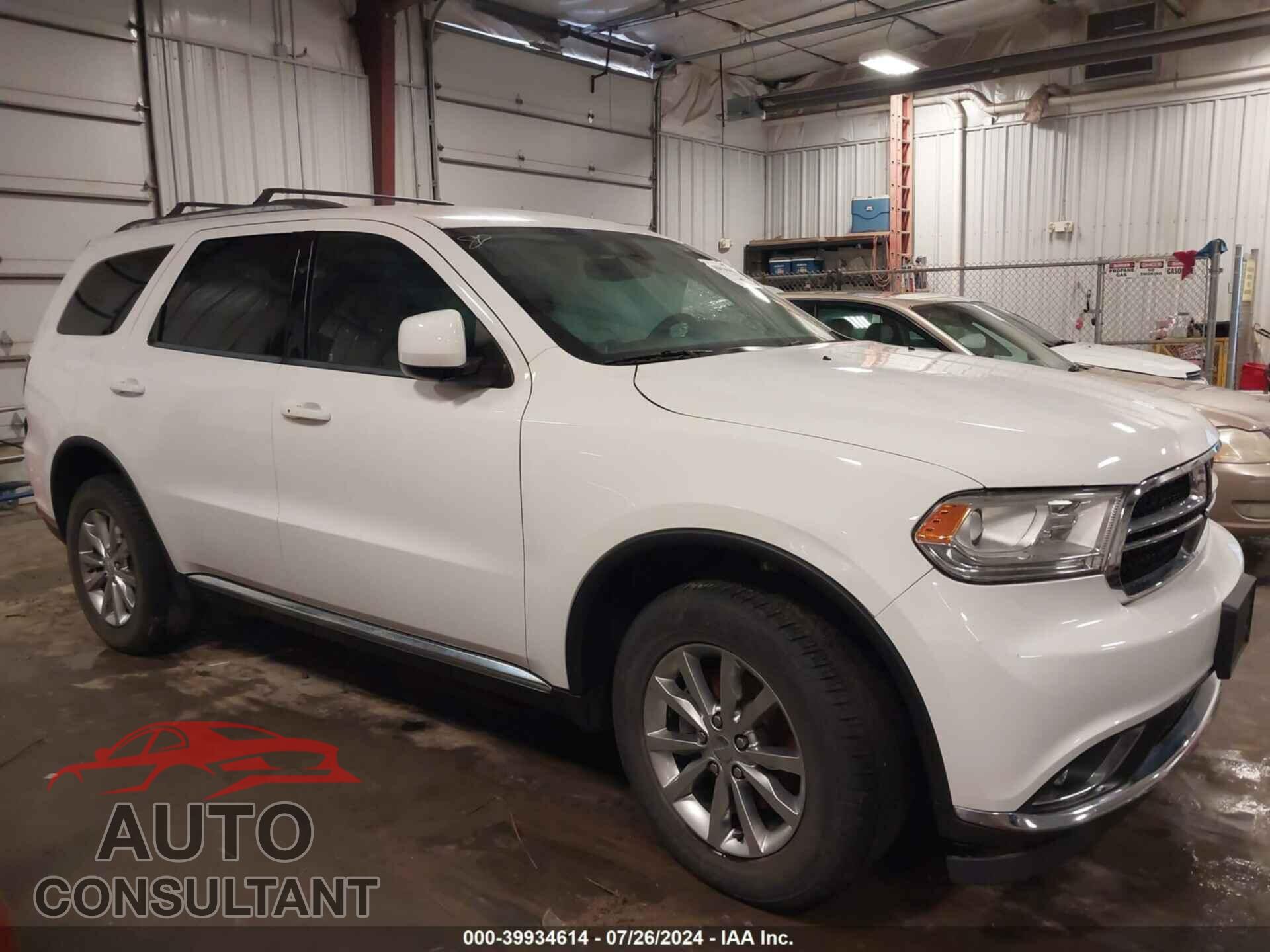 DODGE DURANGO 2017 - 1C4RDJAG5HC833834