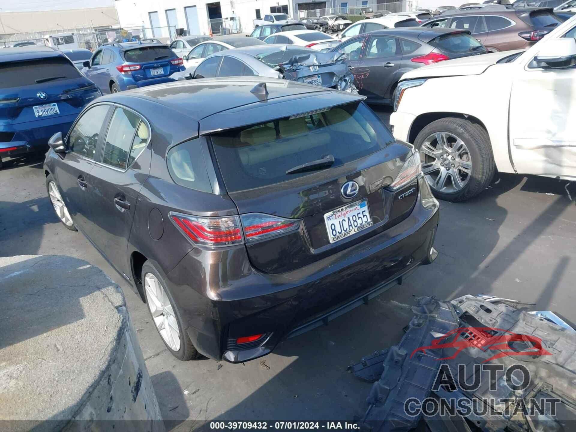 LEXUS CT 200H 2016 - JTHKD5BH9G2254168
