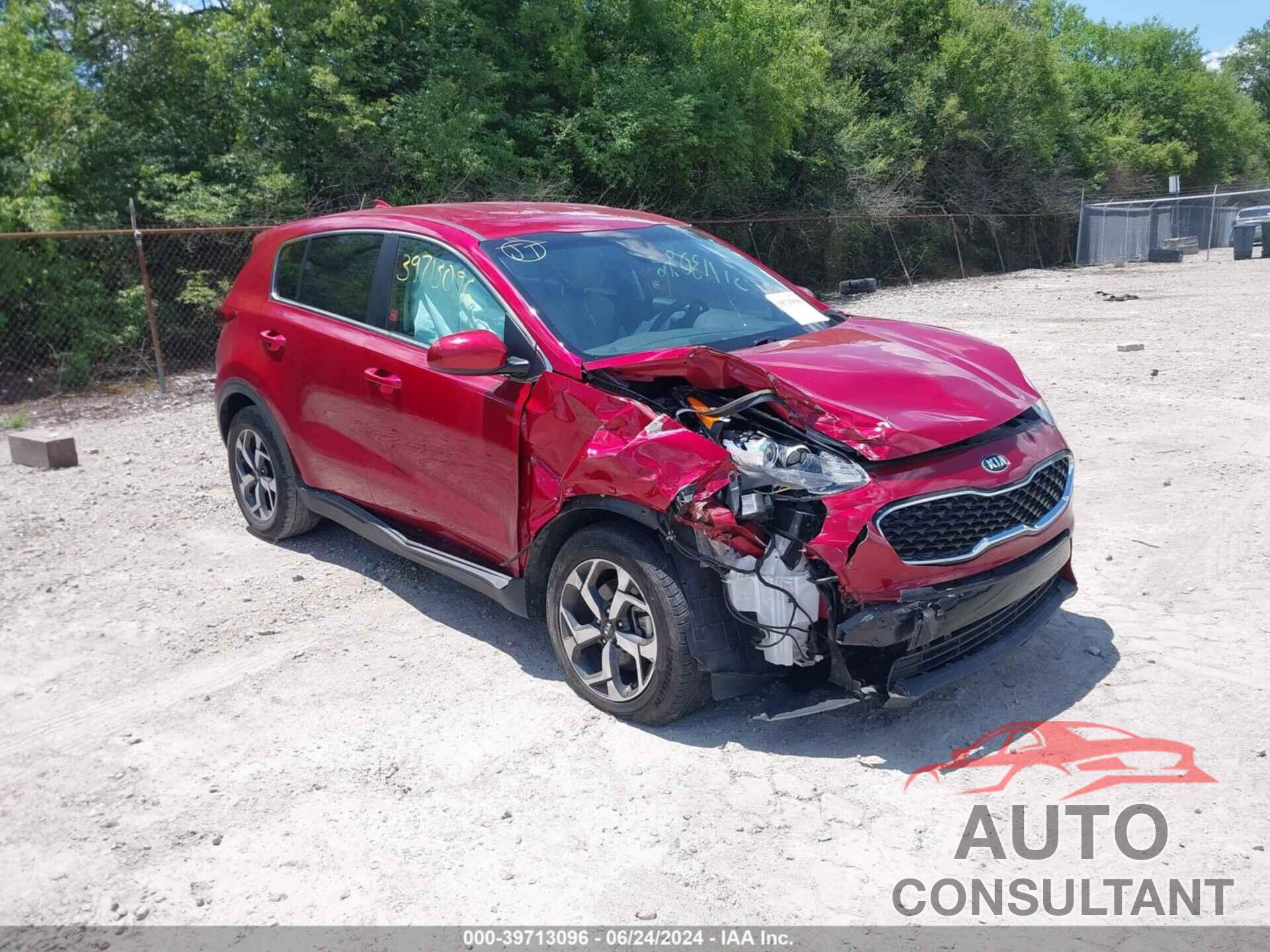 KIA SPORTAGE 2021 - KNDPM3AC9M7846184