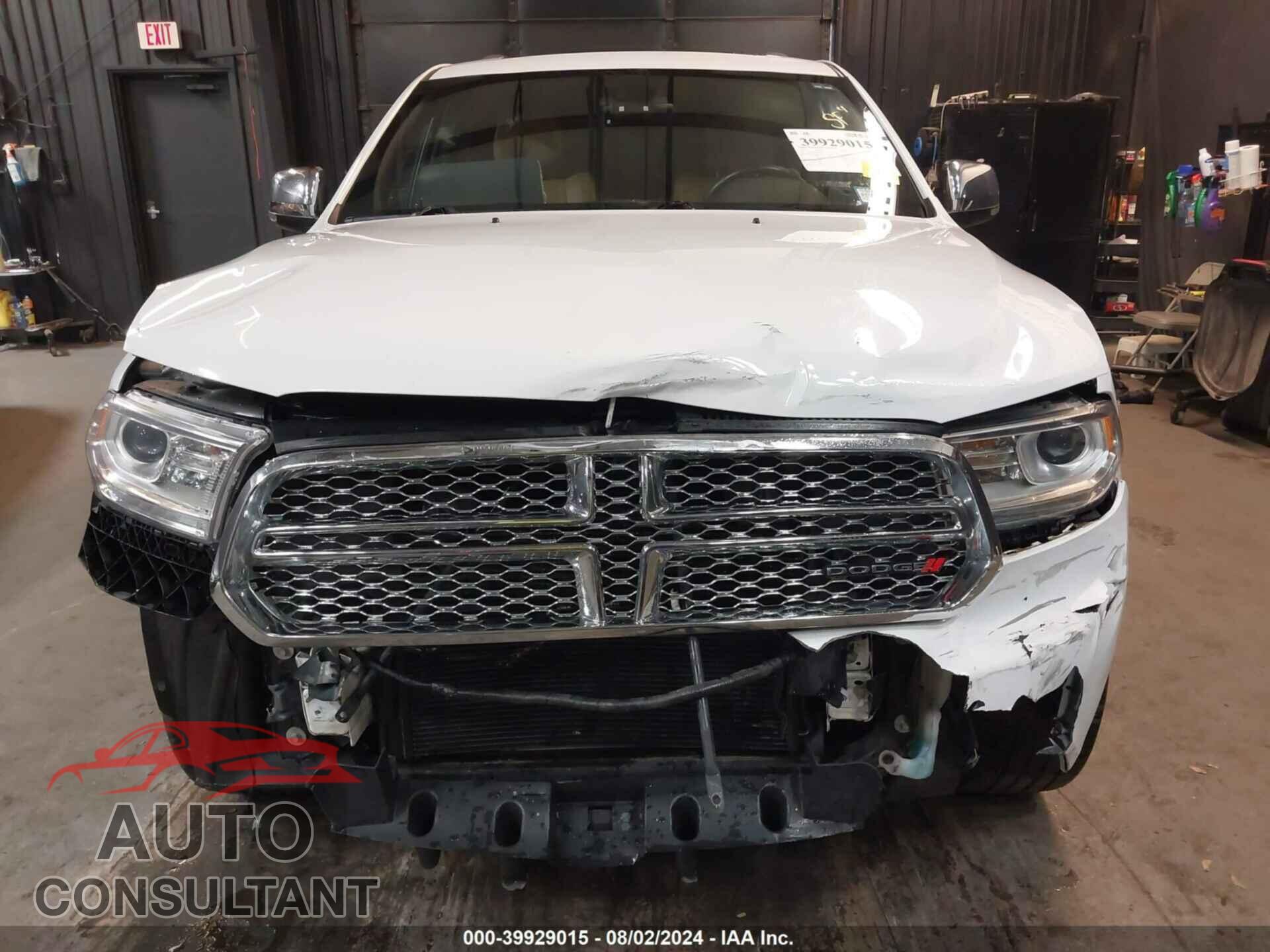 DODGE DURANGO 2017 - 1C4RDJEG7HC860298