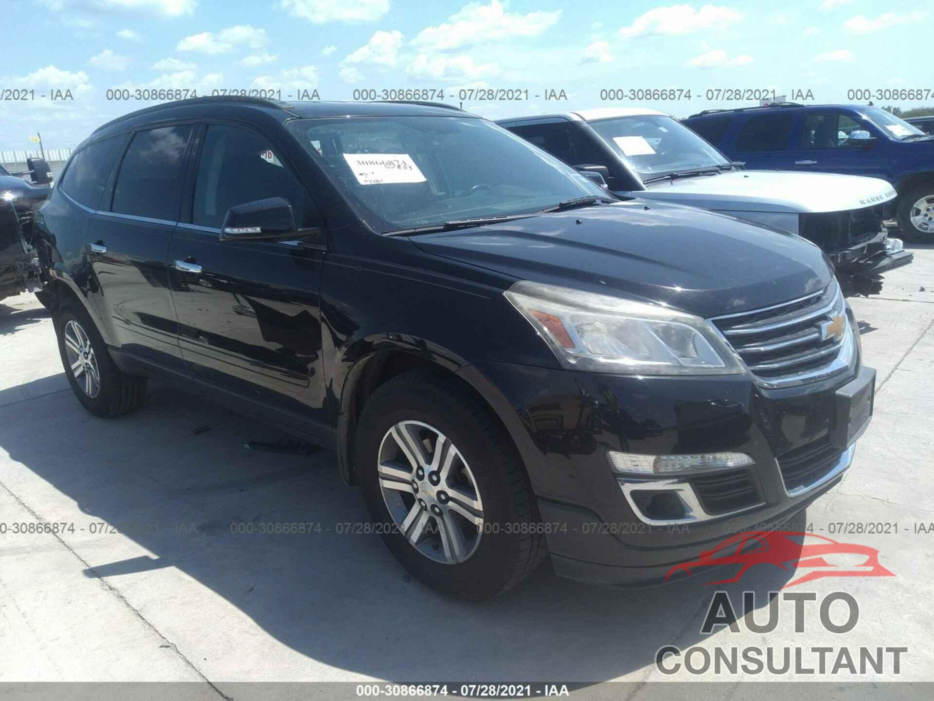 CHEVROLET TRAVERSE 2016 - 1GNKRGKD3GJ132477