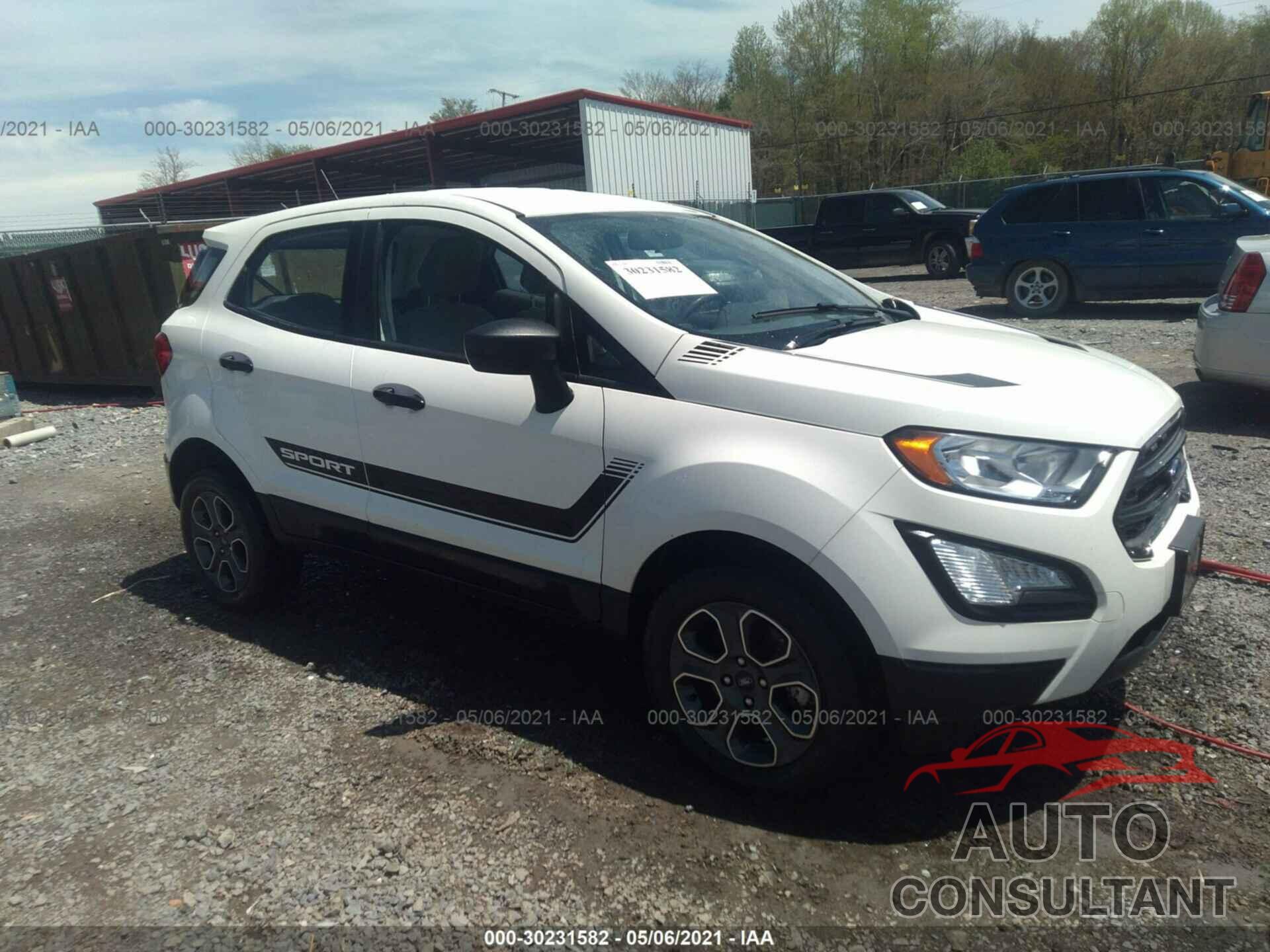 FORD ECOSPORT 2019 - MAJ6S3FL5KC253667