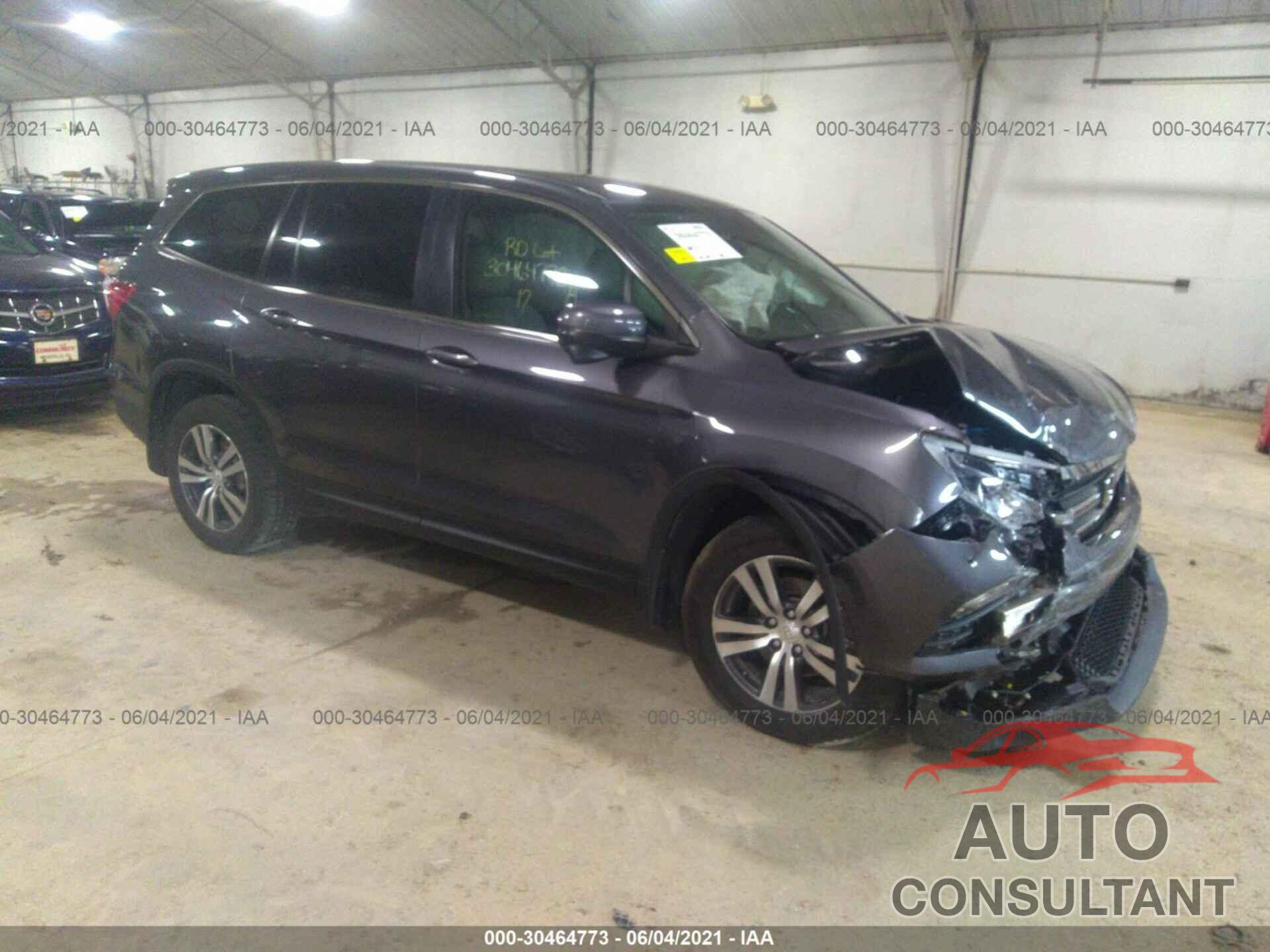 HONDA PILOT 2017 - 5FNYF6H30HB093487