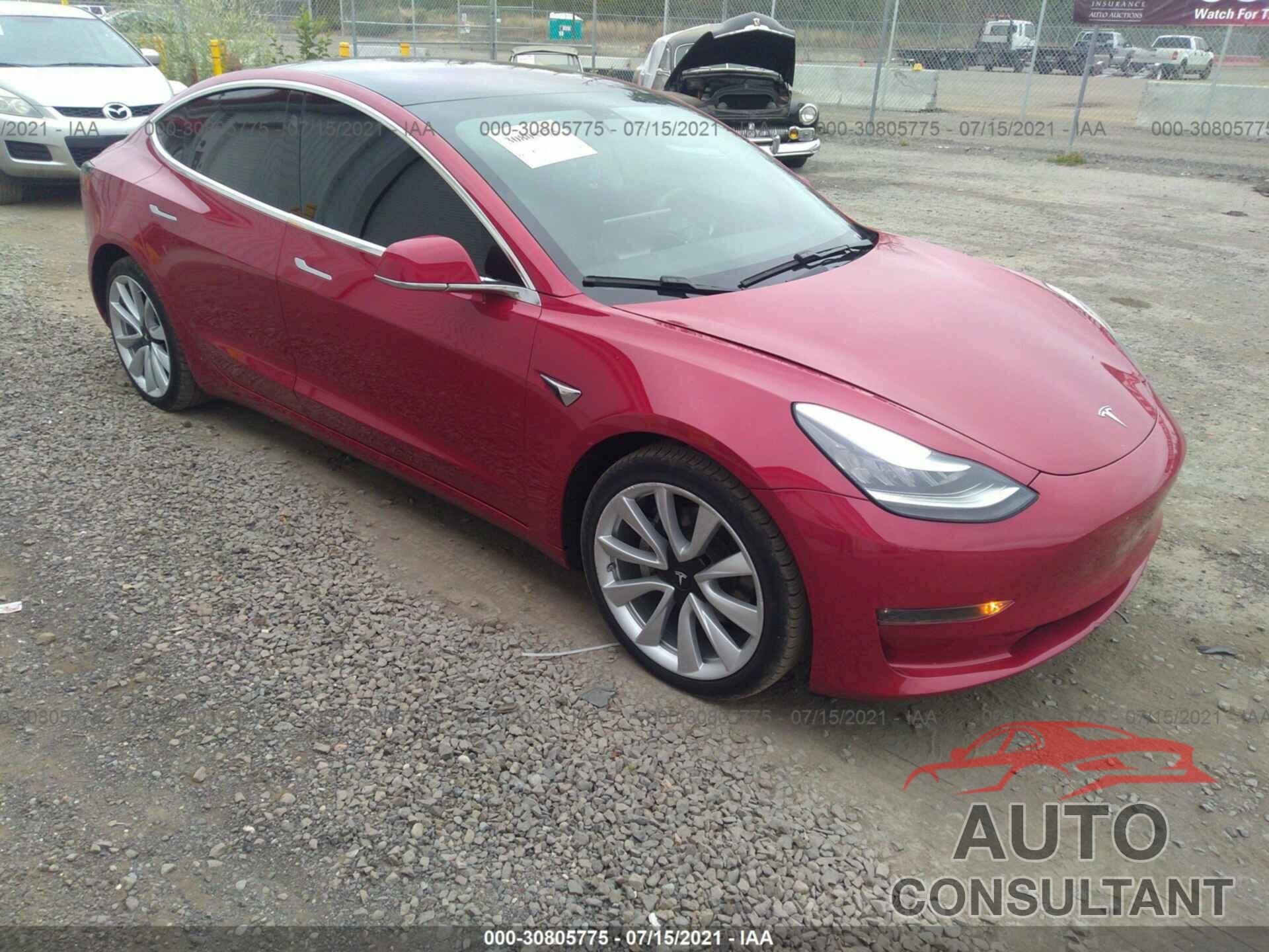 TESLA MODEL 3 2018 - 5YJ3E1EB7JF133548