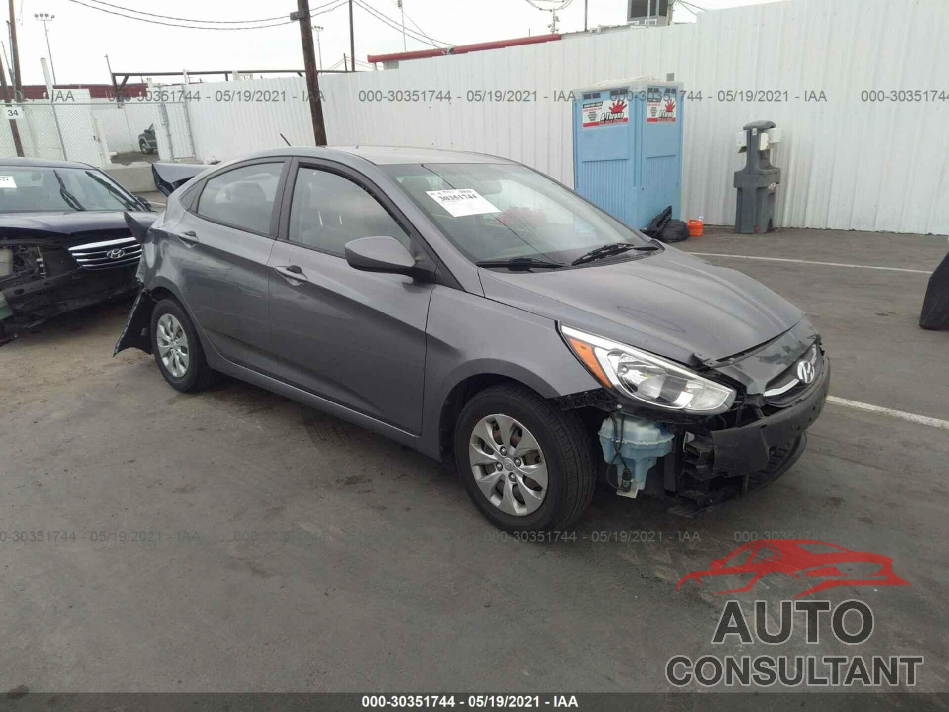 HYUNDAI ACCENT 2016 - KMHCT4AE6GU996750