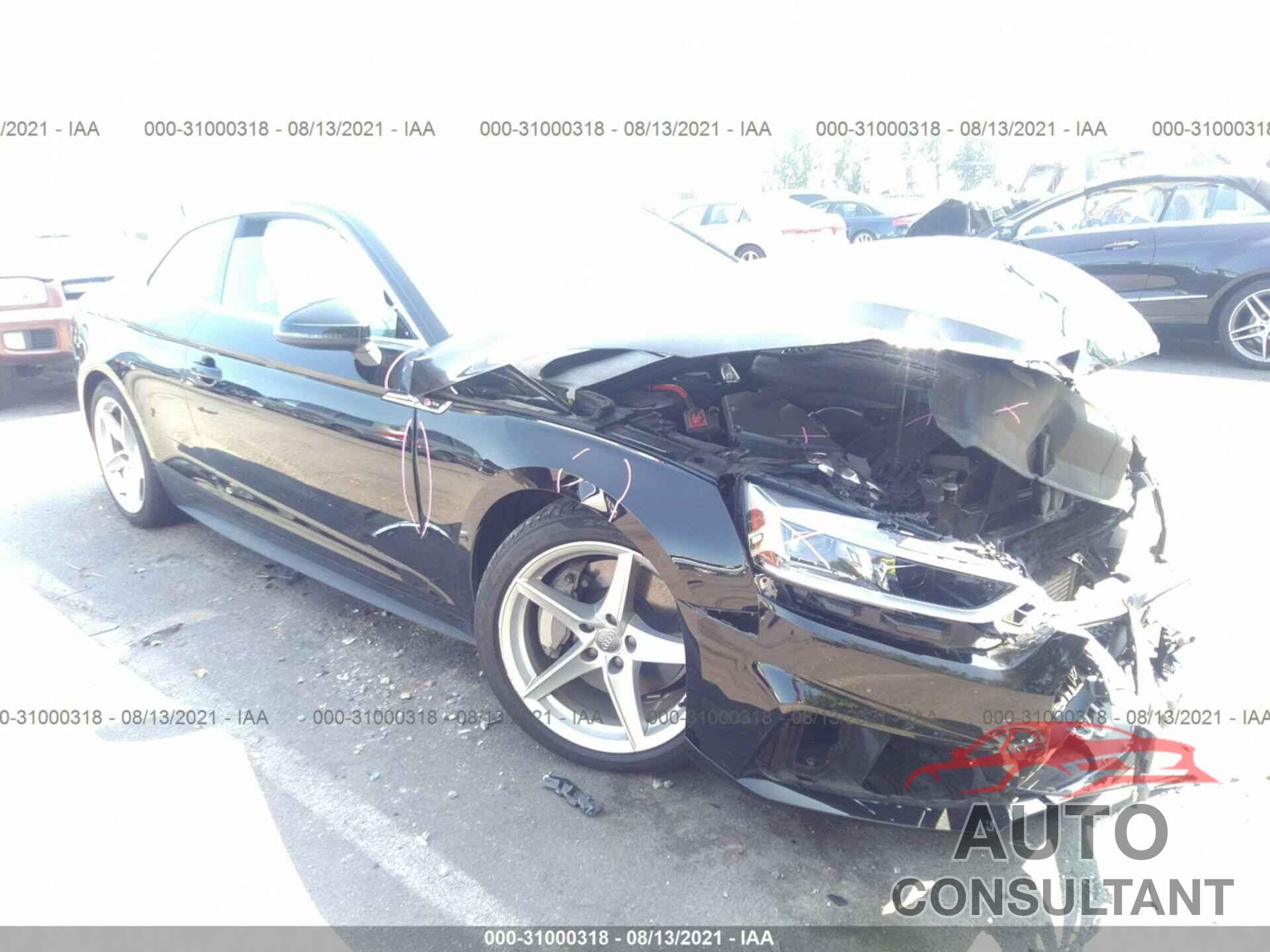 AUDI A5 COUPE 2019 - WAUSNAF53KA079760