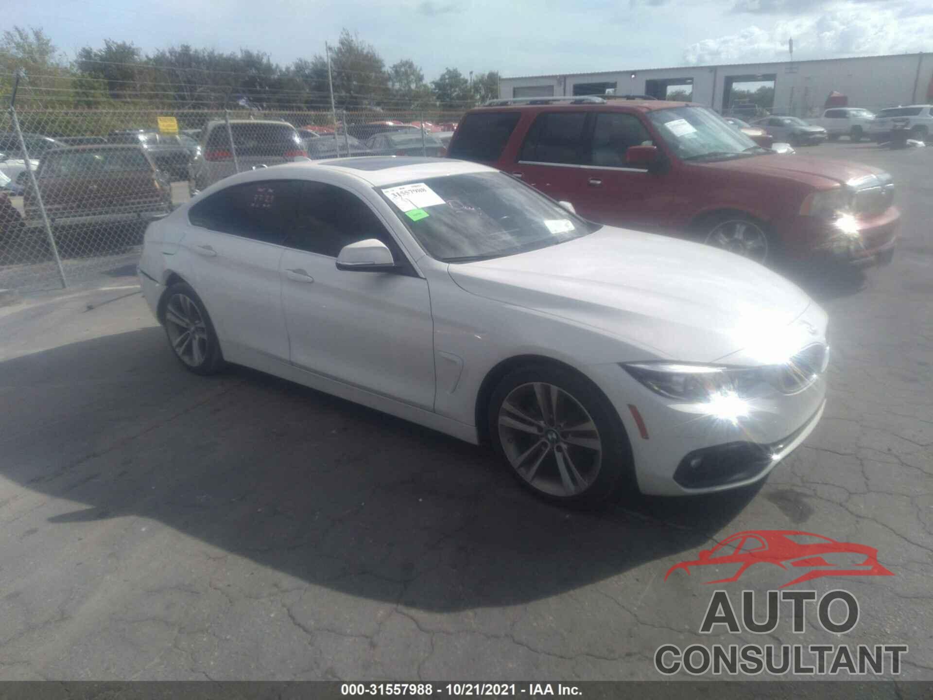 BMW 4 SERIES 2019 - WBA4J1C57KBM18250