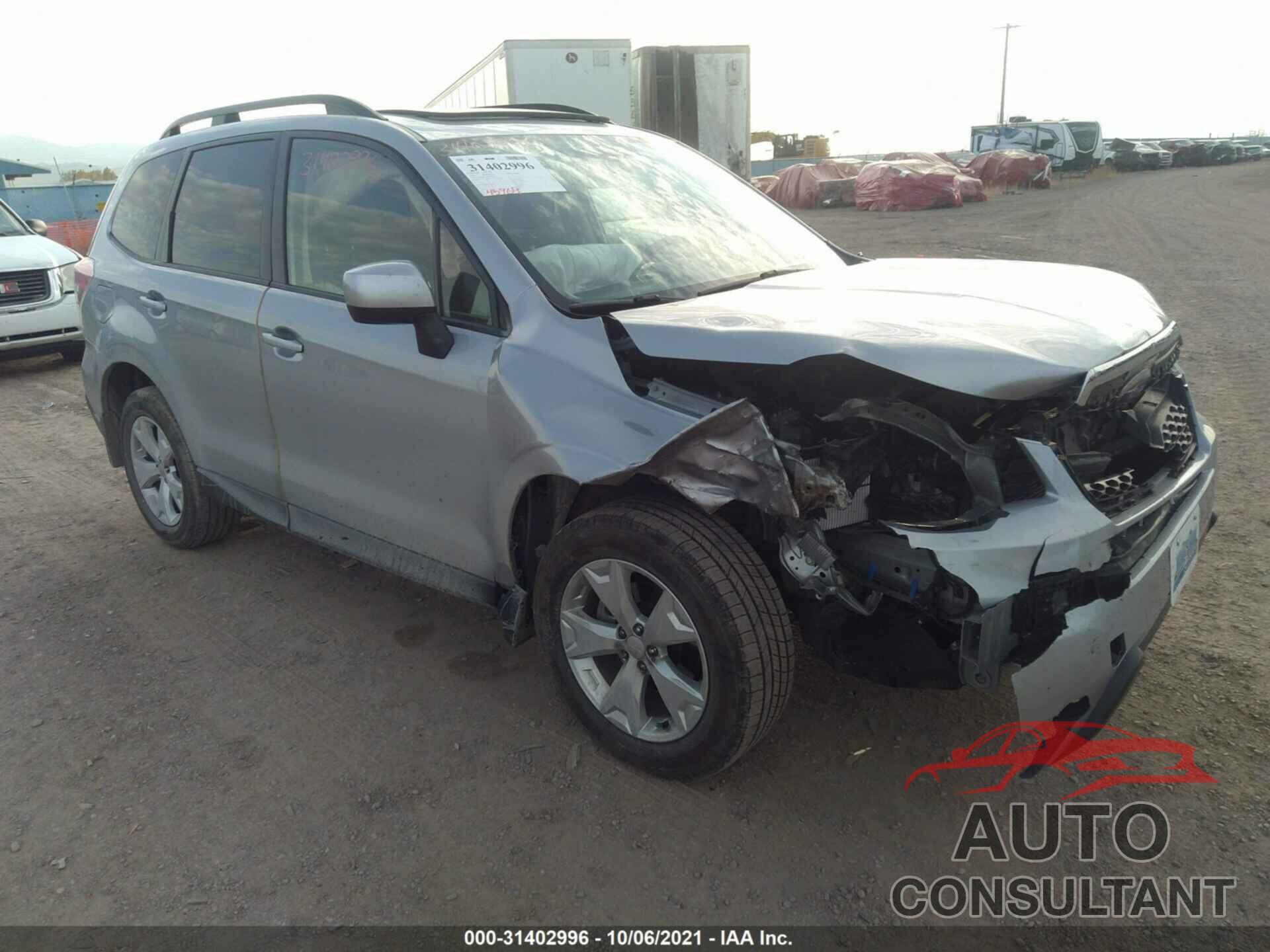 SUBARU FORESTER 2016 - JF2SJADCXGH530456