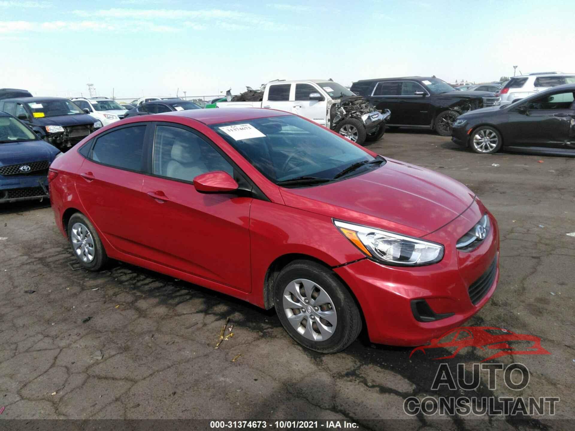 HYUNDAI ACCENT 2016 - KMHCT4AEXGU030210