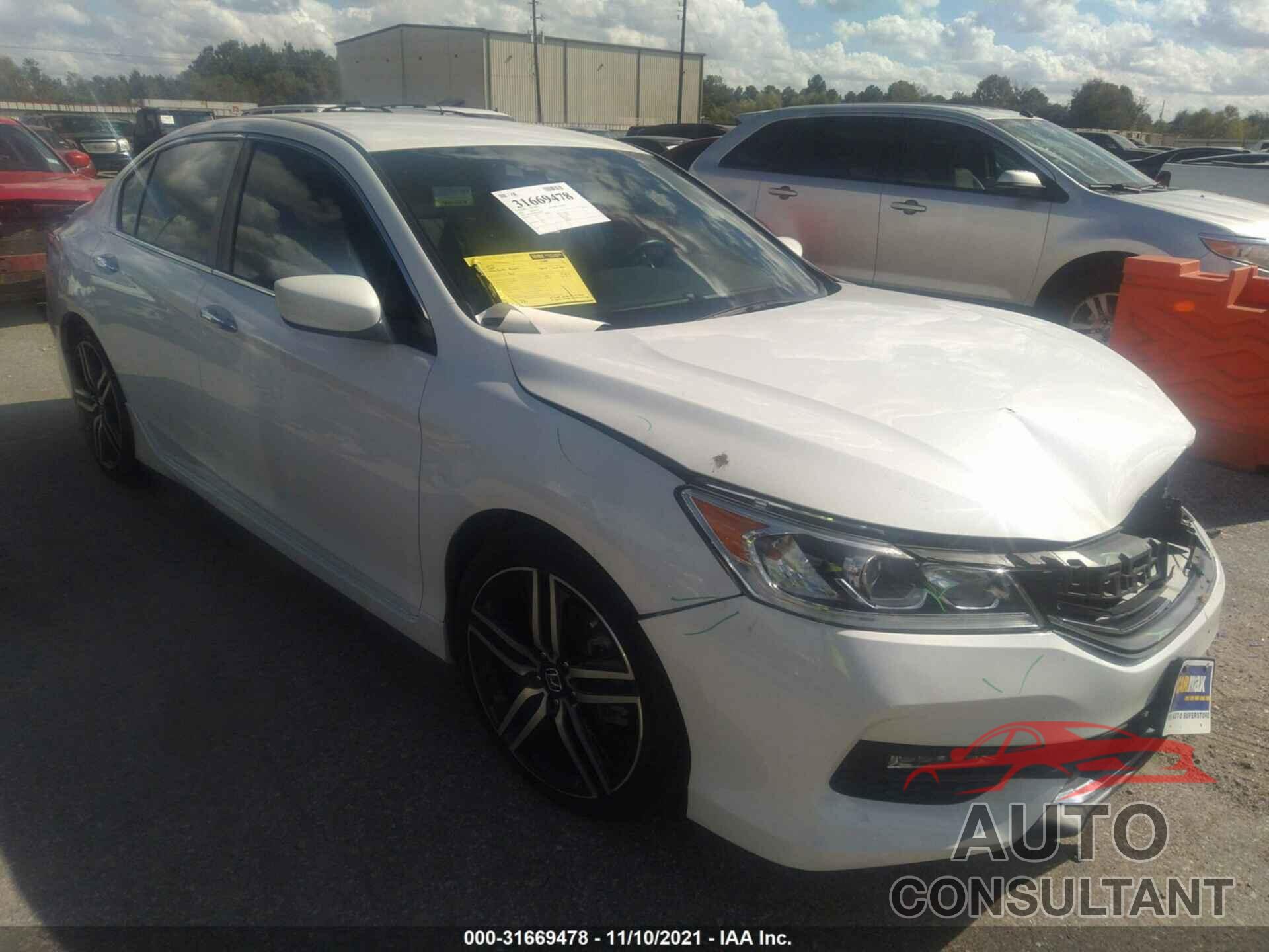 HONDA ACCORD SEDAN 2016 - 1HGCR2F6XGA222870