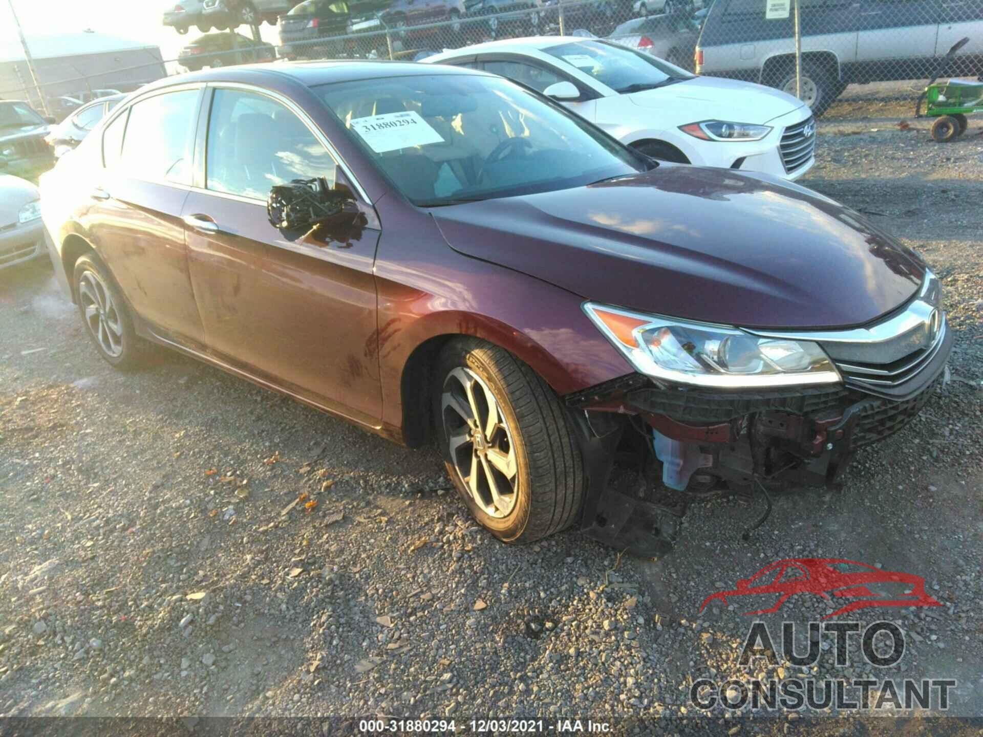 HONDA ACCORD SEDAN 2017 - 1HGCR2F81HA096868