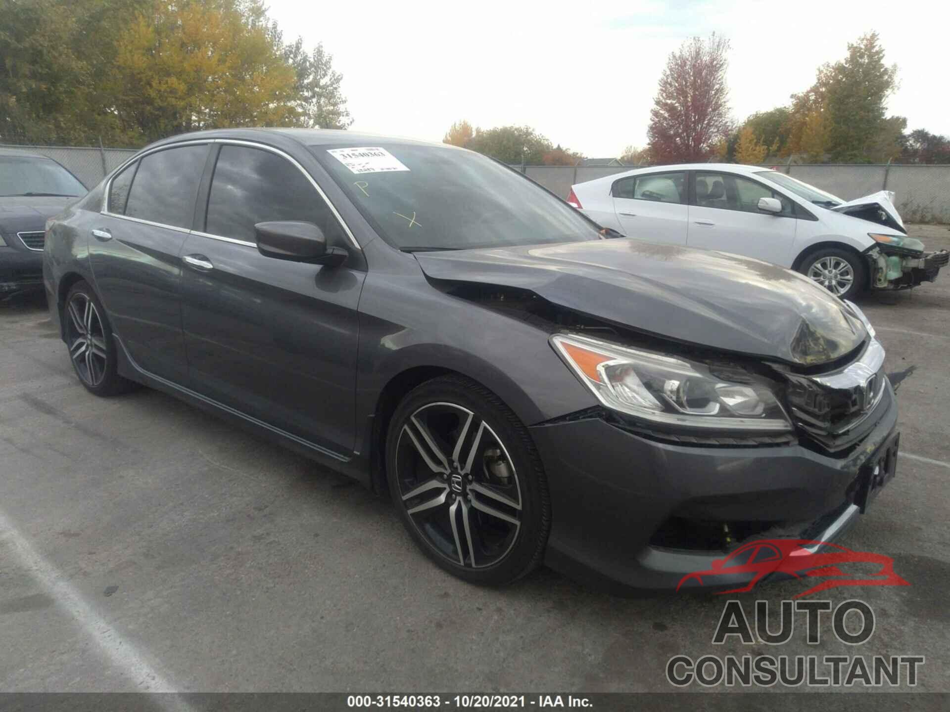 HONDA ACCORD SEDAN 2016 - 1HGCR2F56GA221187