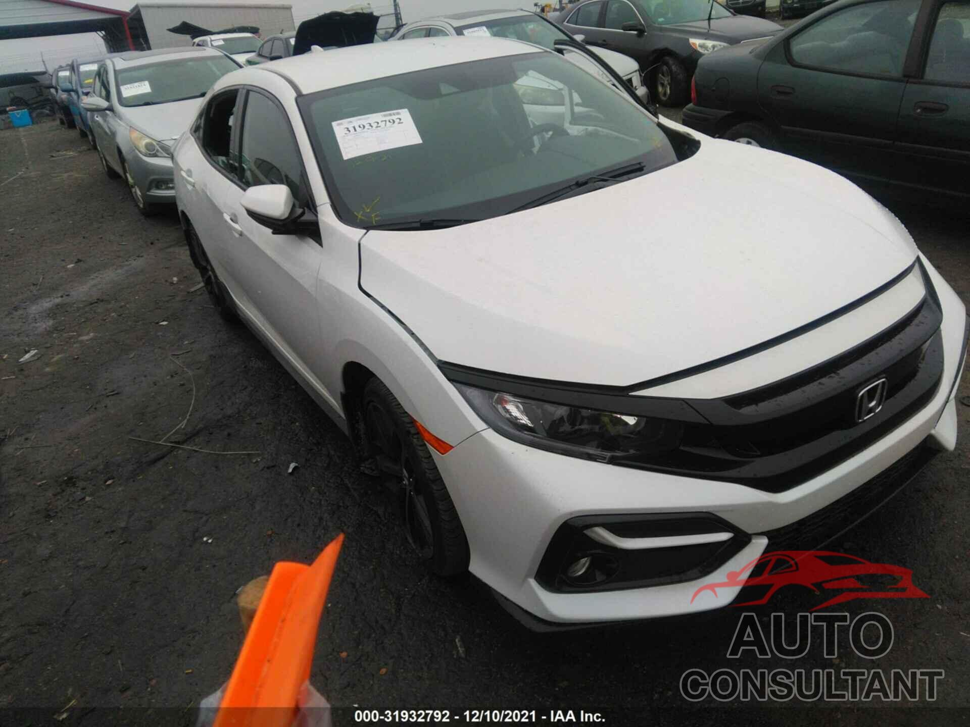 HONDA CIVIC HATCHBACK 2021 - SHHFK7H49MU223860