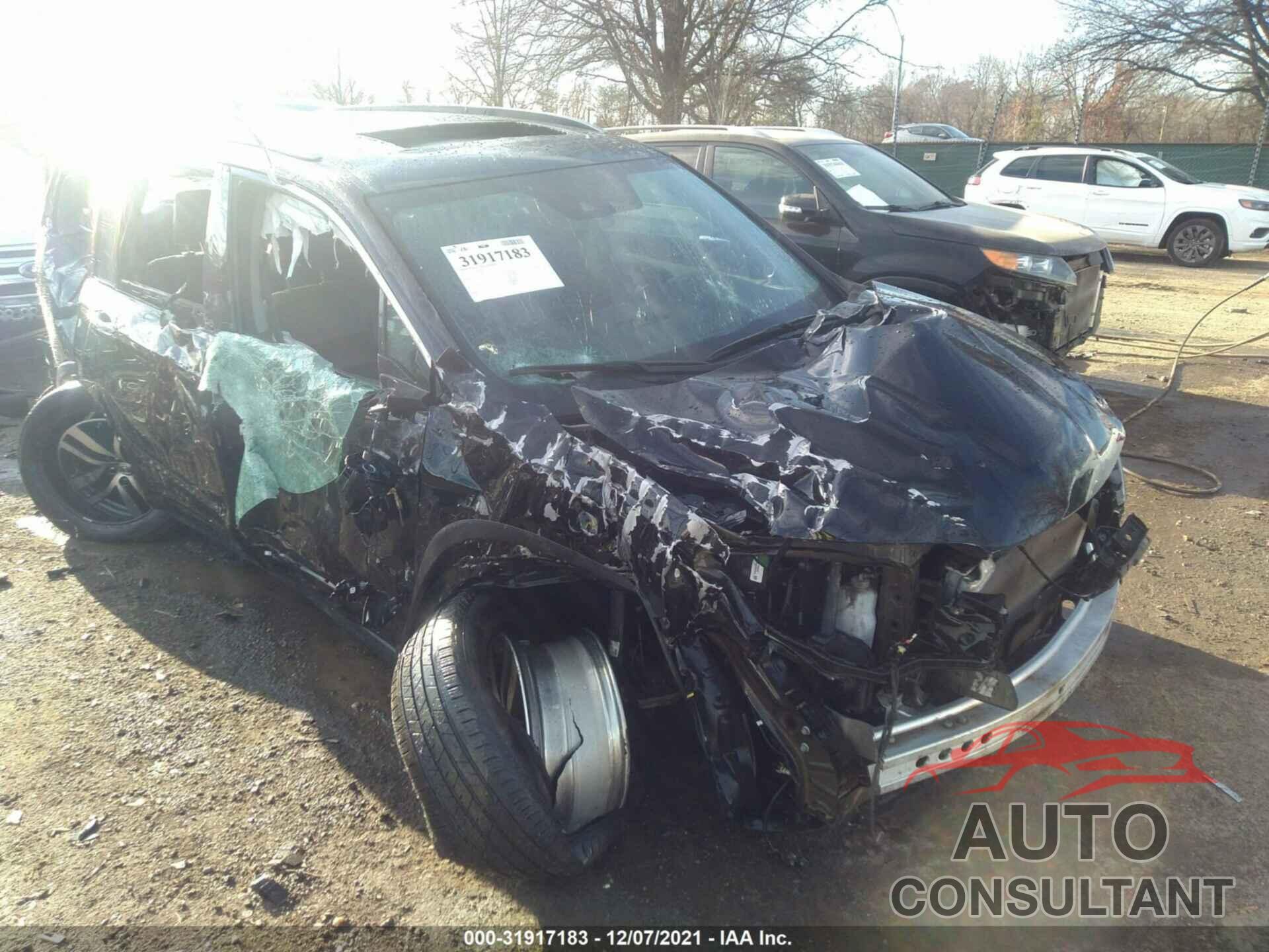 HONDA PILOT 2017 - 5FNYF6H90HB021595