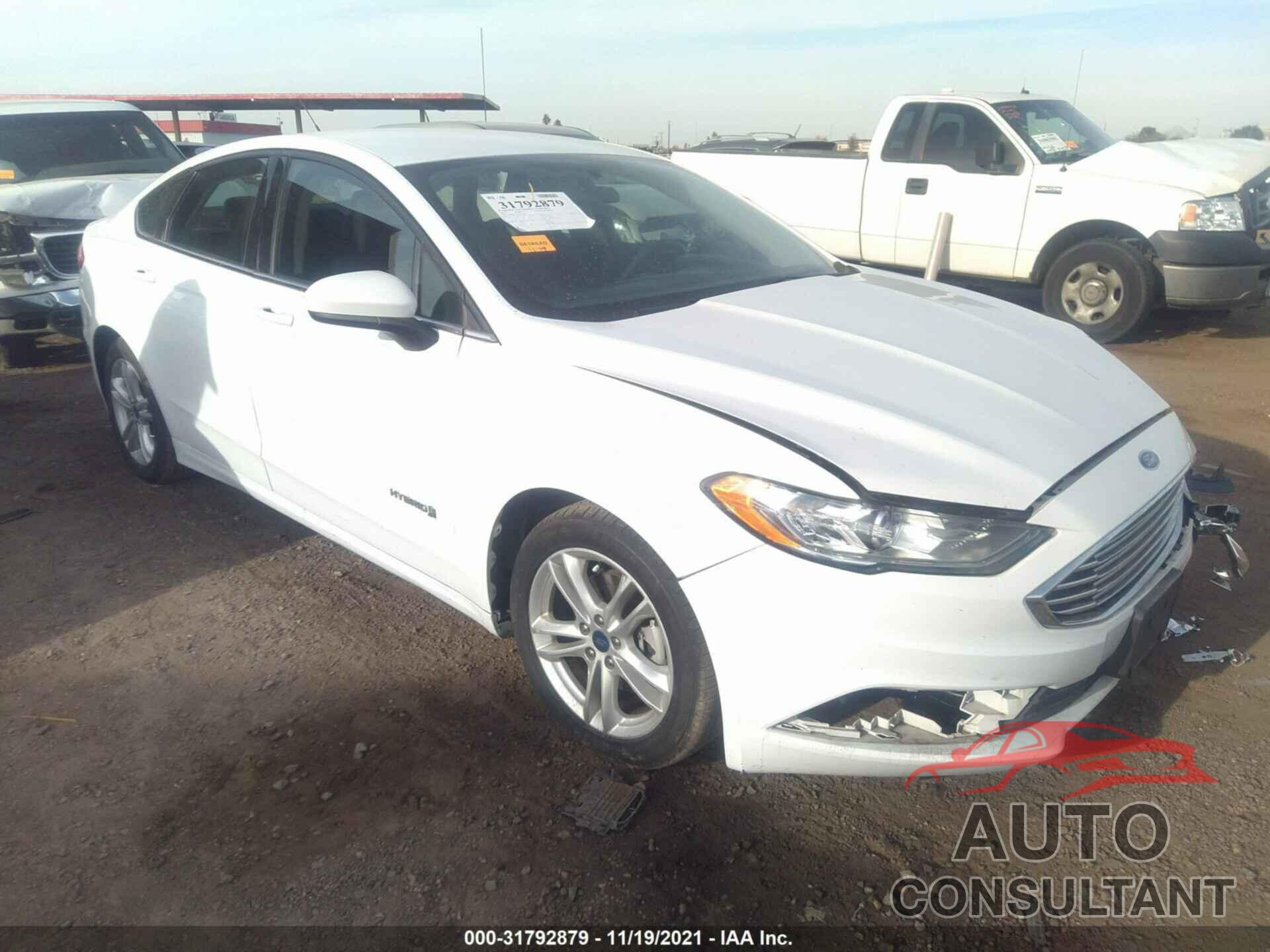 FORD FUSION HYBRID 2018 - 3FA6P0LU7JR129123