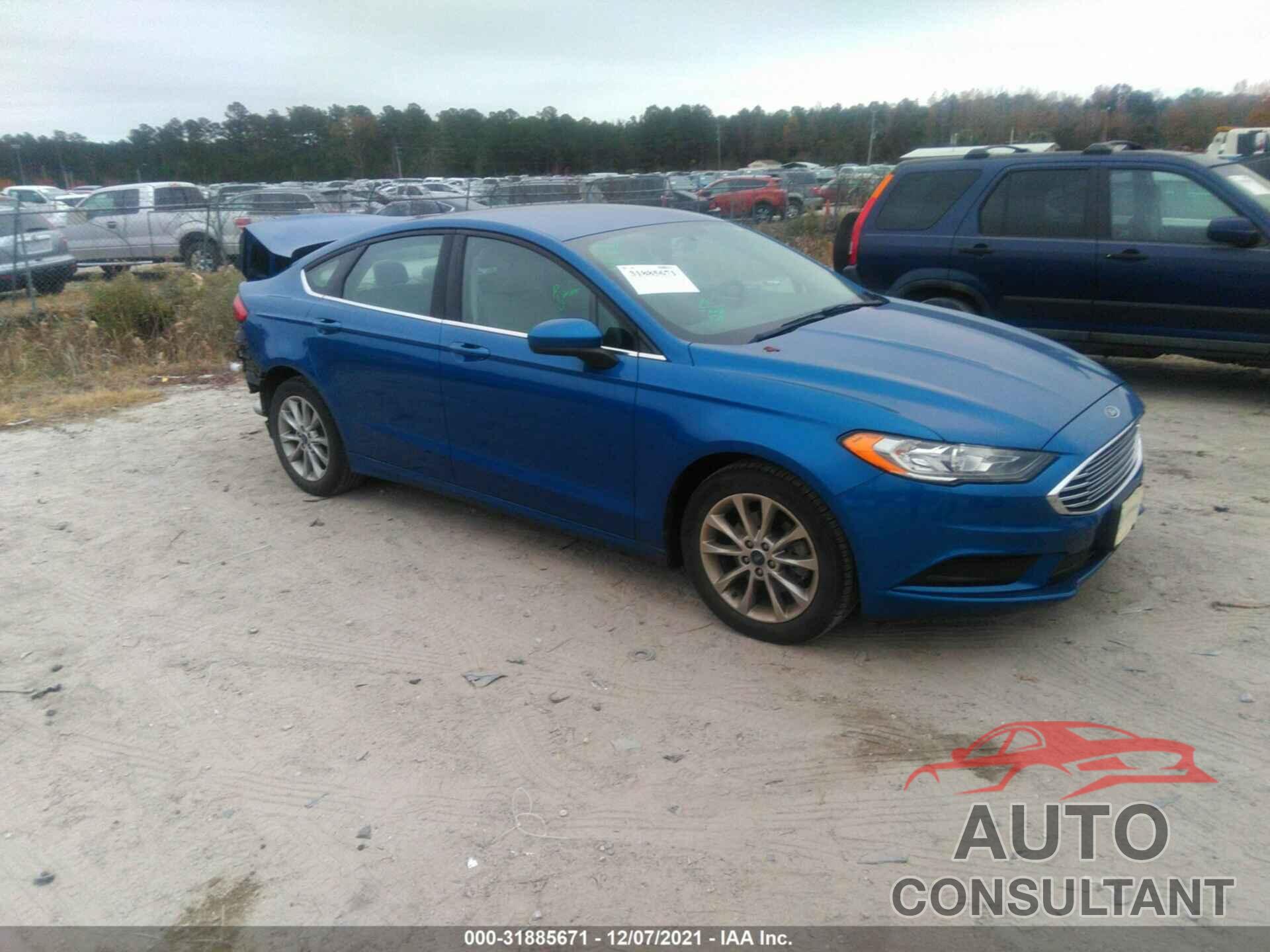 FORD FUSION 2017 - 3FA6P0H70HR307080