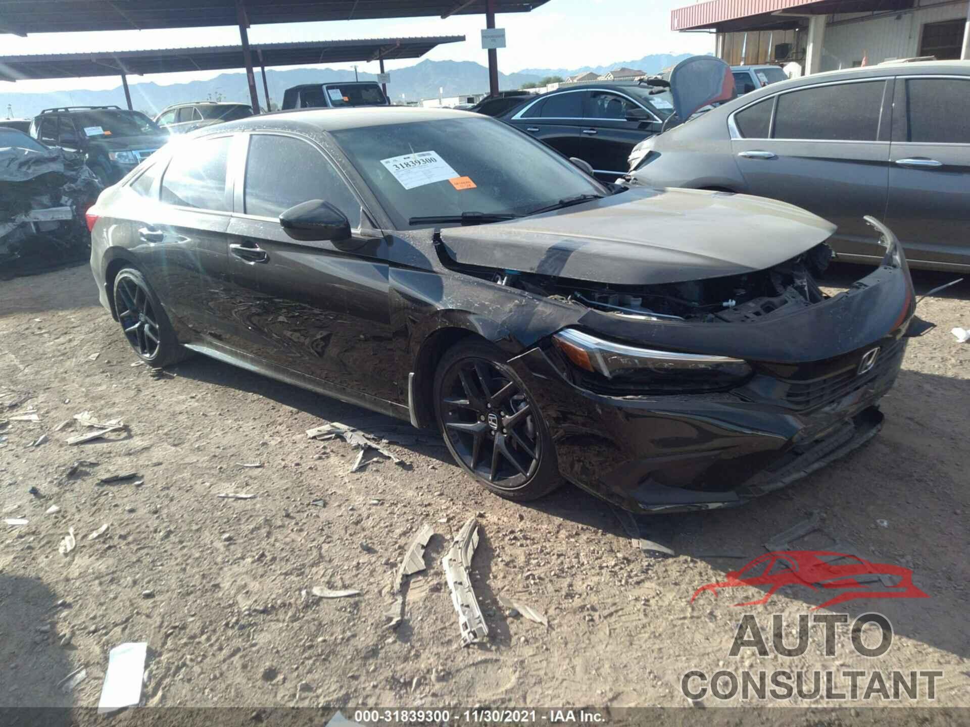 HONDA CIVIC SEDAN 2022 - 2HGFE2F50NH503574