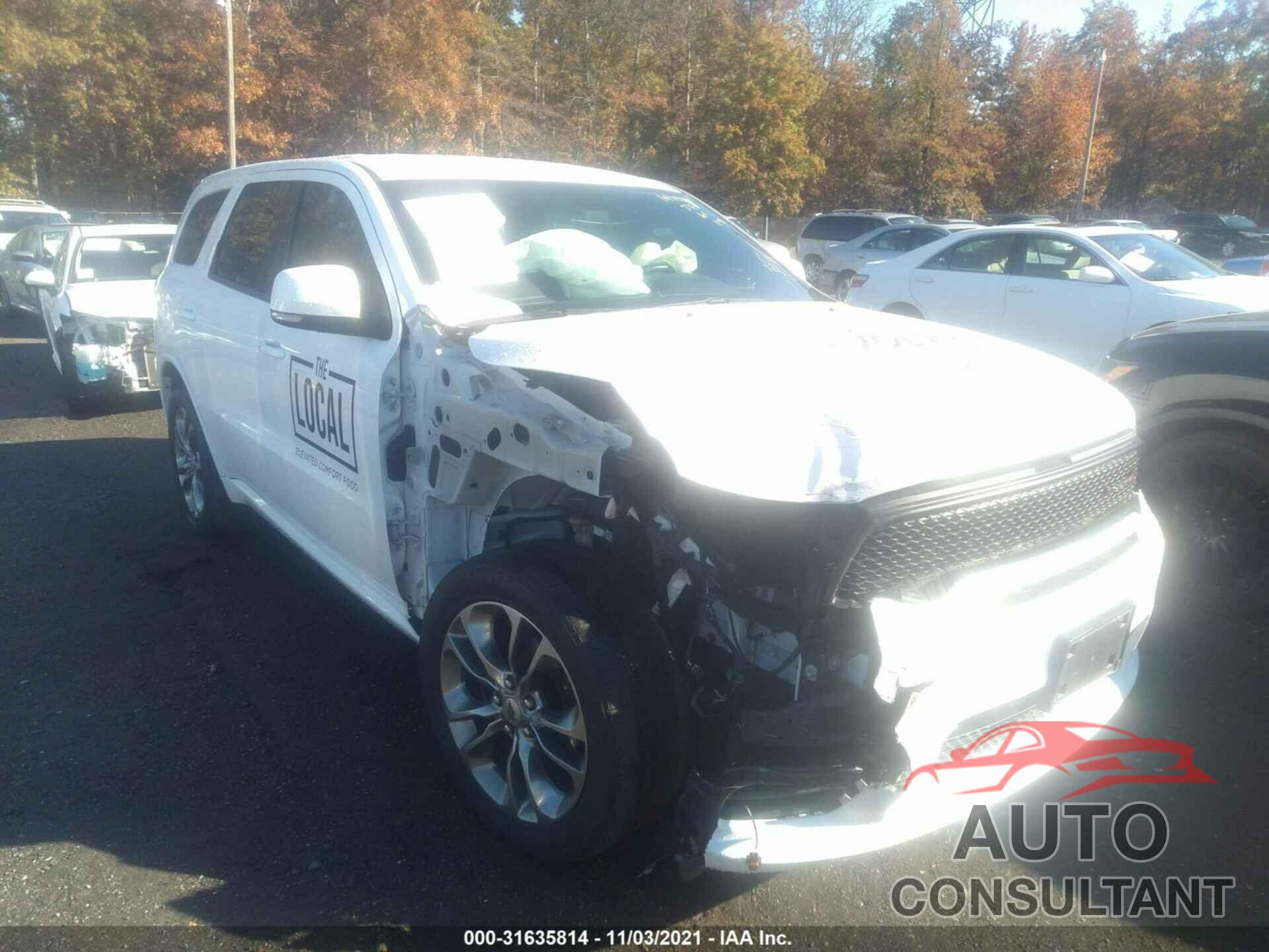 DODGE DURANGO 2019 - 1C4RDJDG6KC744292