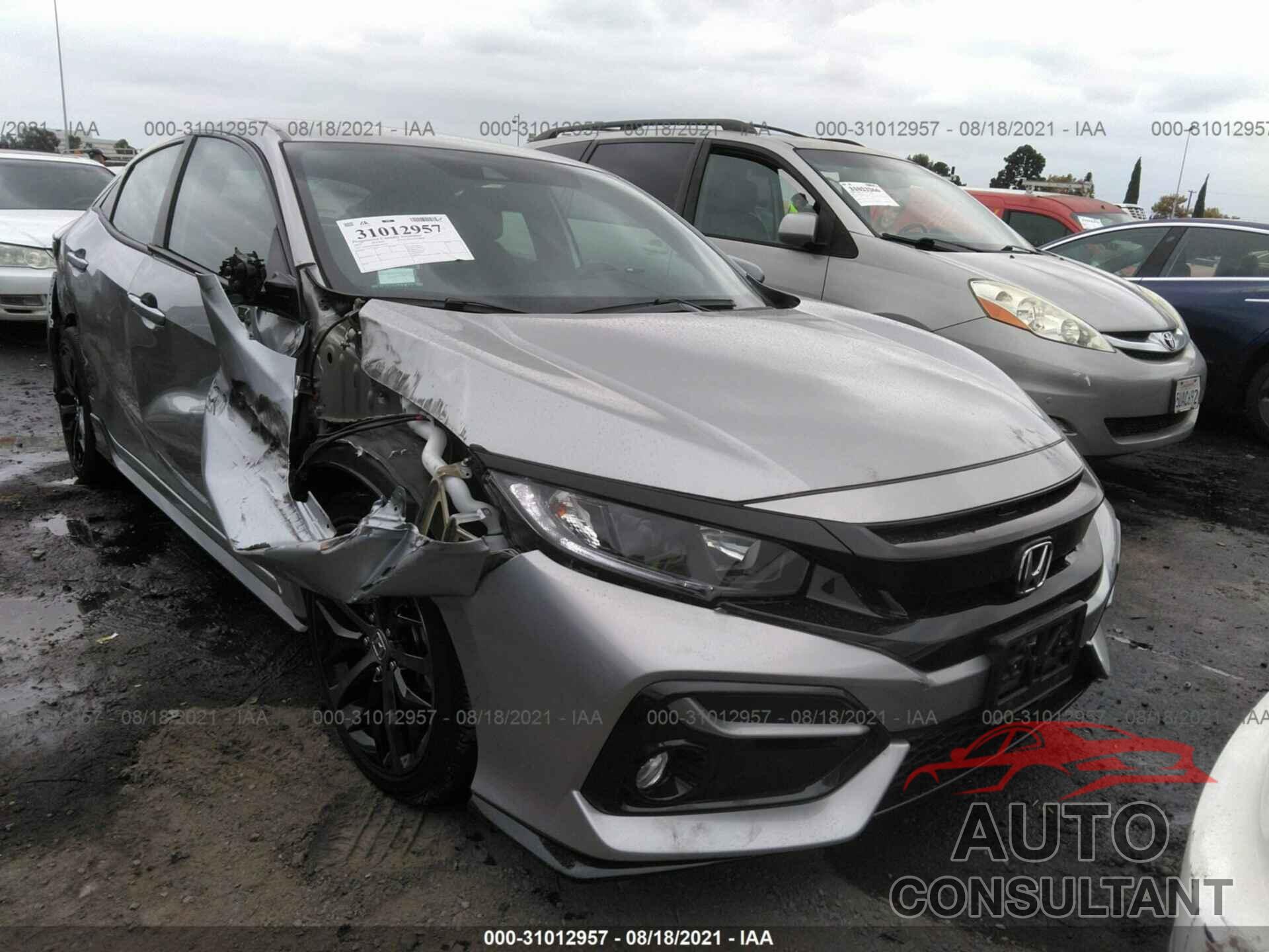 HONDA CIVIC HATCHBACK 2021 - SHHFK7H48MU404335