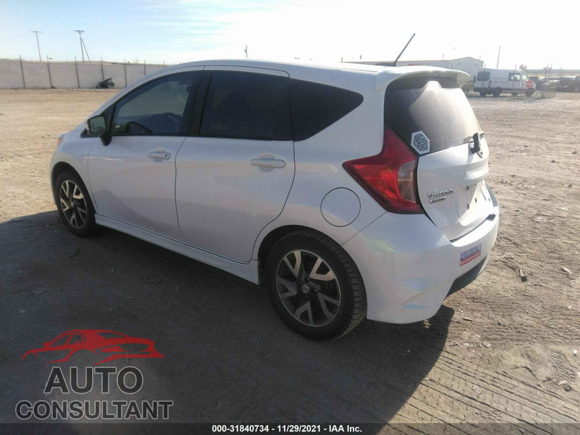 NISSAN VERSA NOTE 2016 - 3N1CE2CP2GL395480