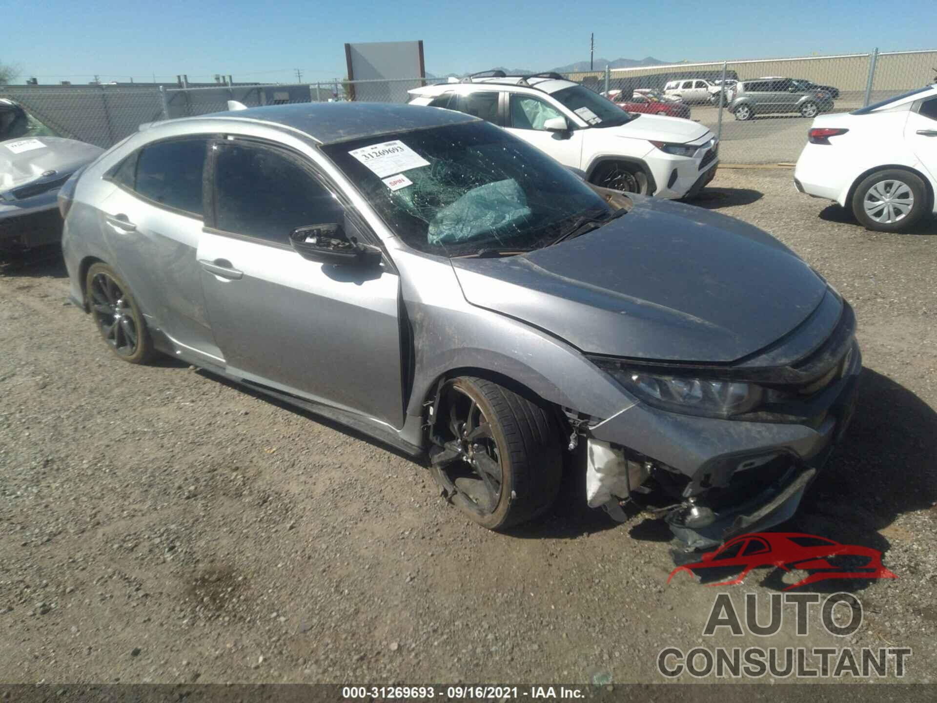 HONDA CIVIC HATCHBACK 2017 - SHHFK7H49HU404799