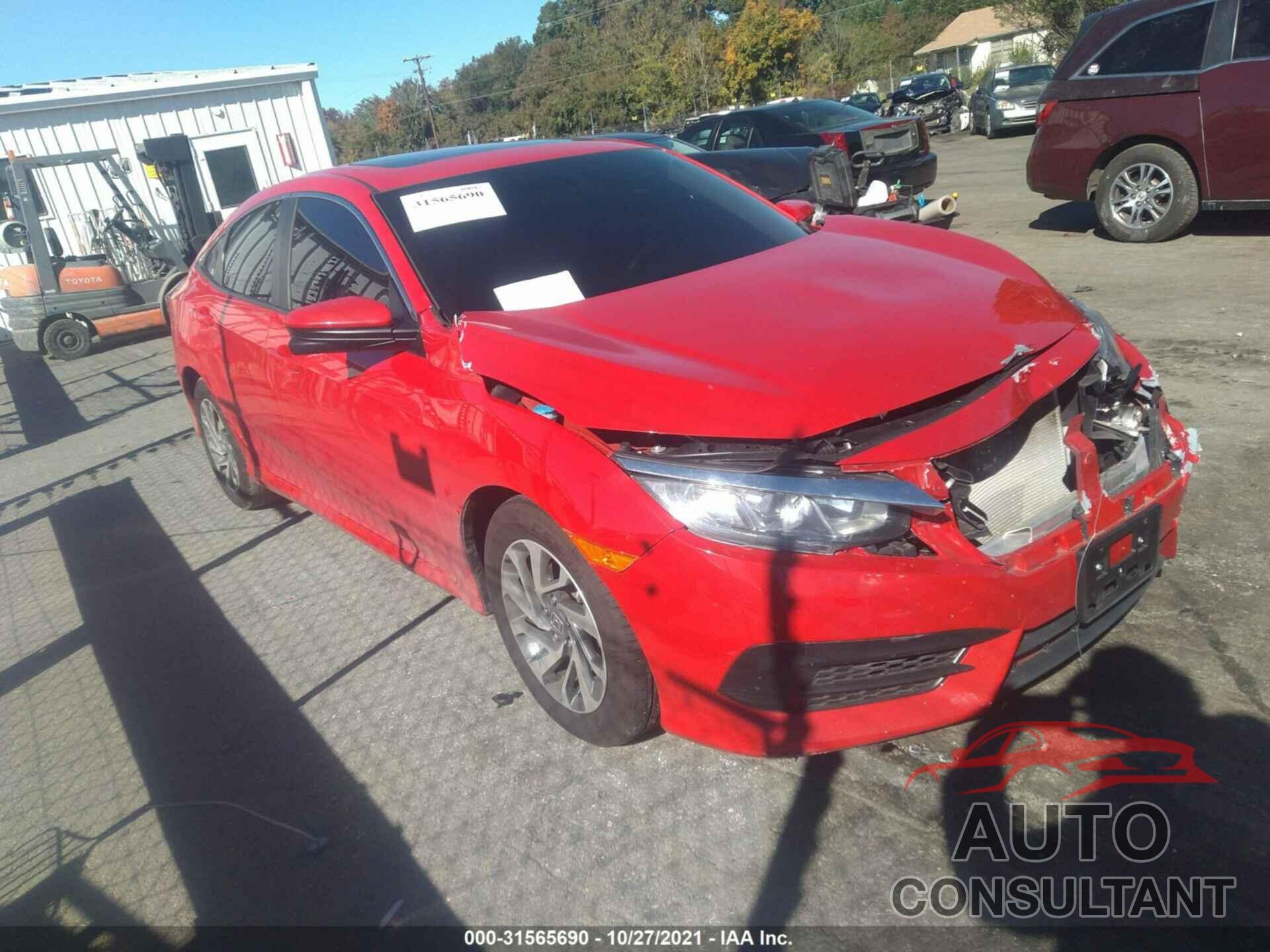 HONDA CIVIC SEDAN 2018 - 2HGFC2F72JH546220