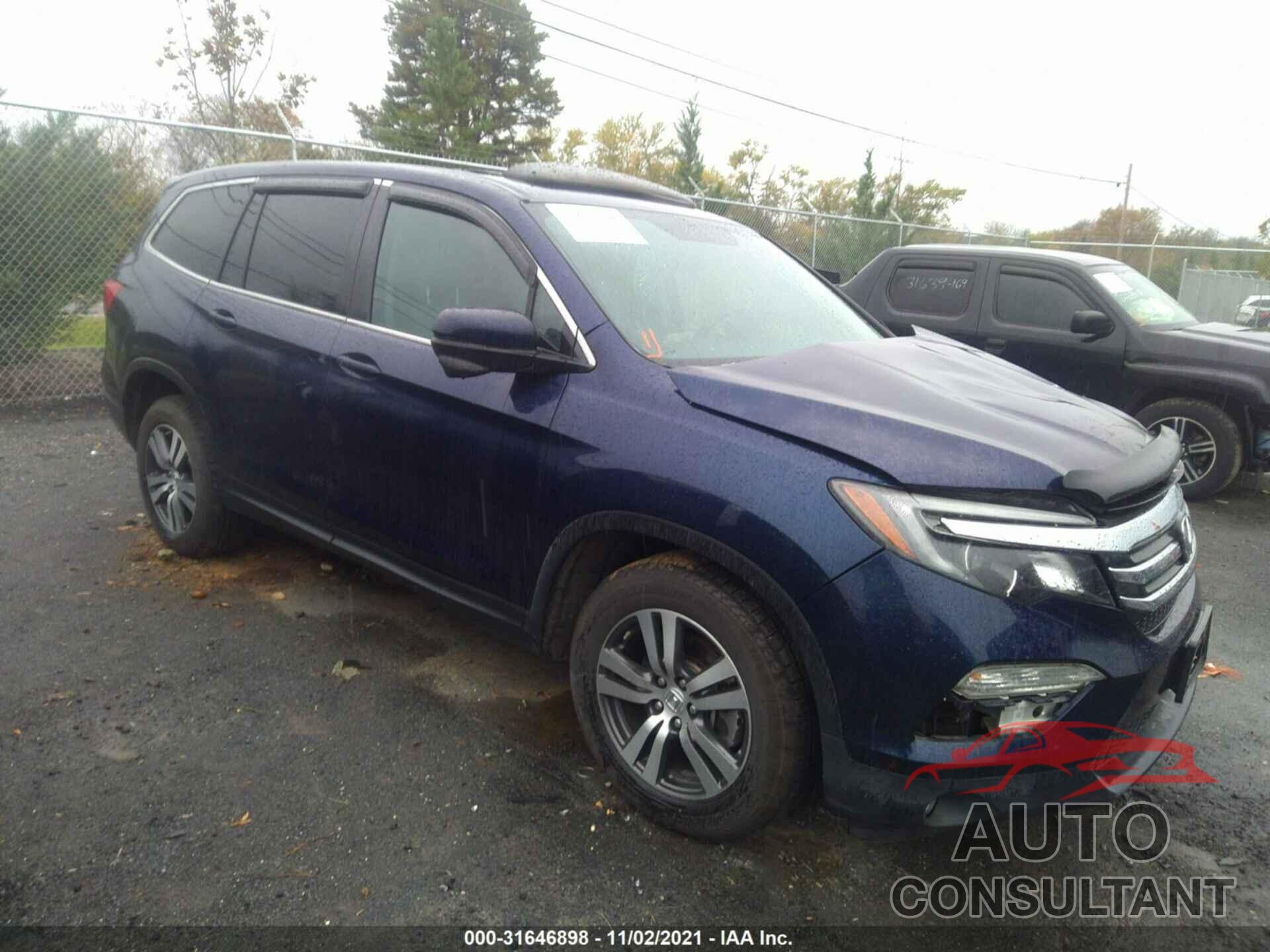 HONDA PILOT 2016 - 5FNYF6H82GB124040