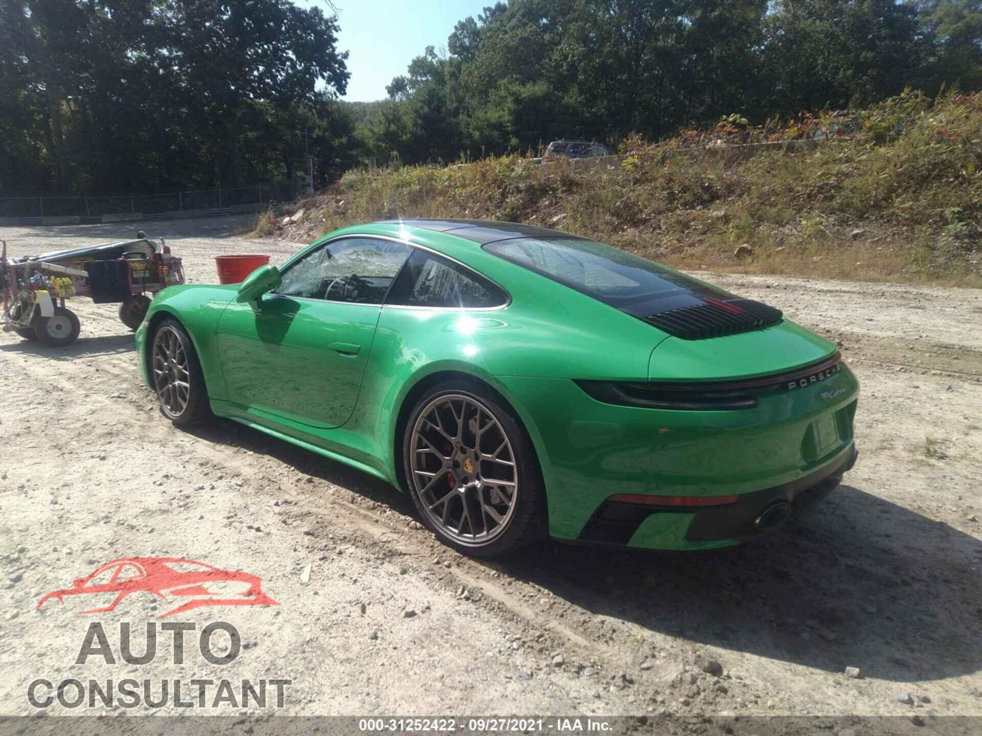 PORSCHE 911 2021 - WP0AB2A92MS222900