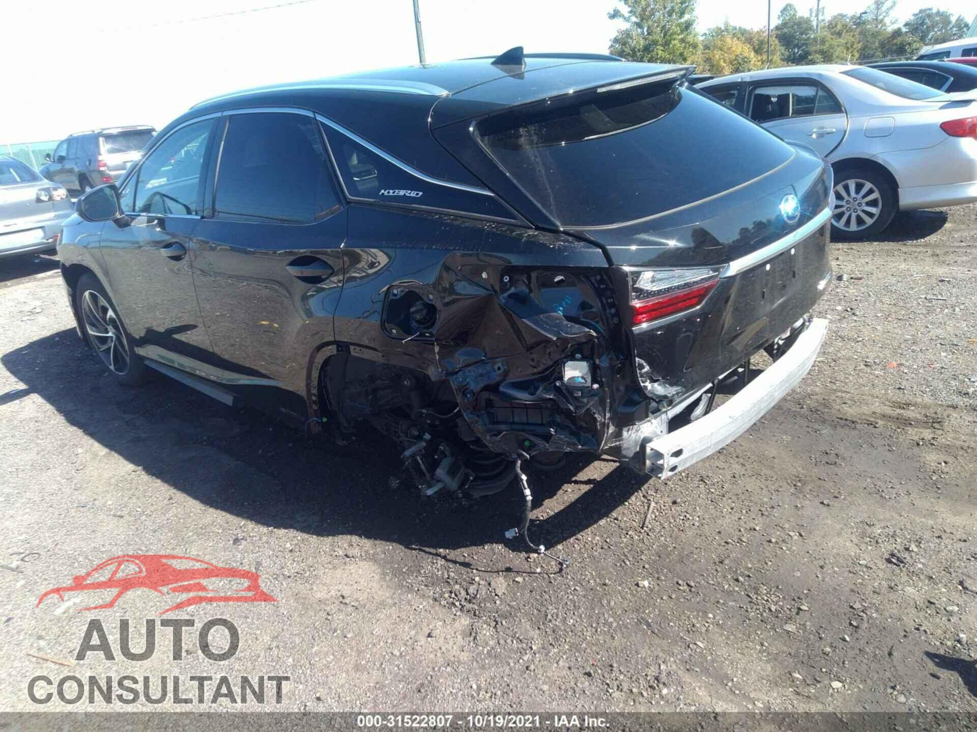 LEXUS RX 2017 - 2T2BGMCAXHC016591