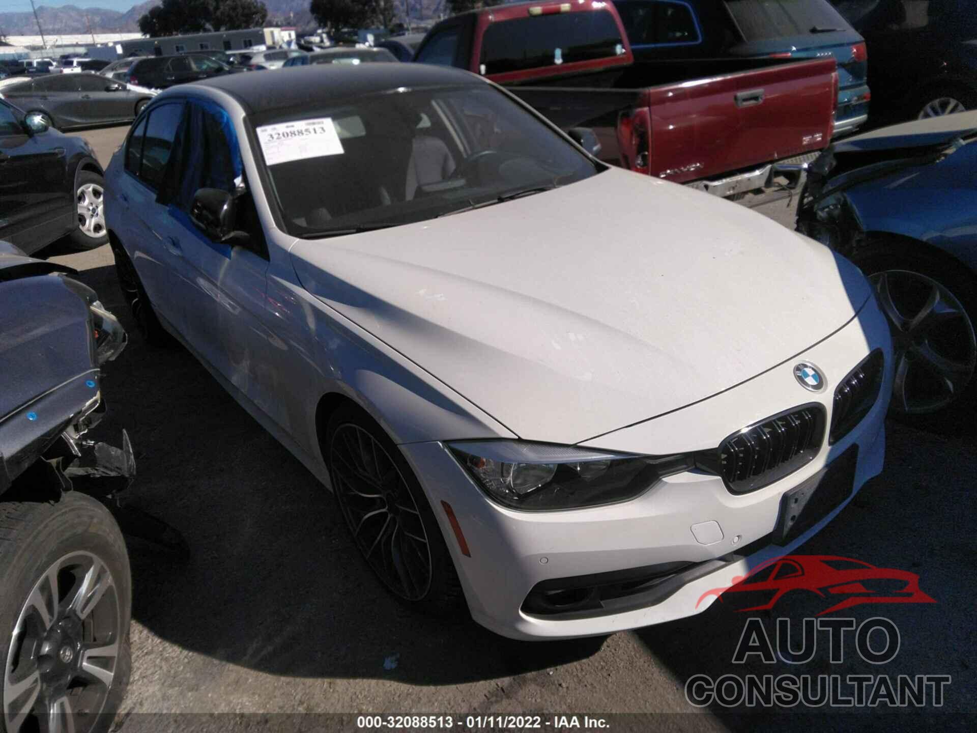 BMW 3 SERIES 2017 - WBA8A9C34HK864654