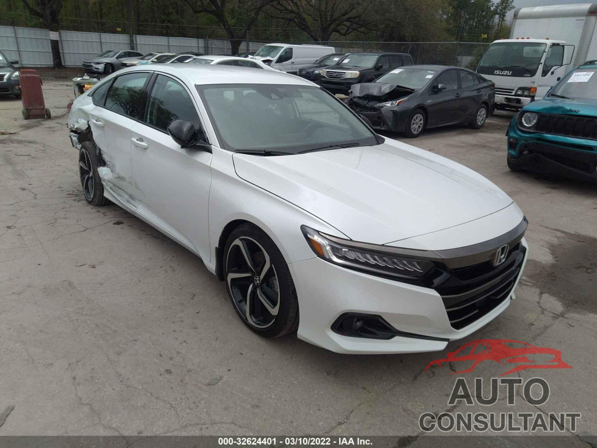 HONDA ACCORD SEDAN 2021 - 1HGCV1F46MA066908