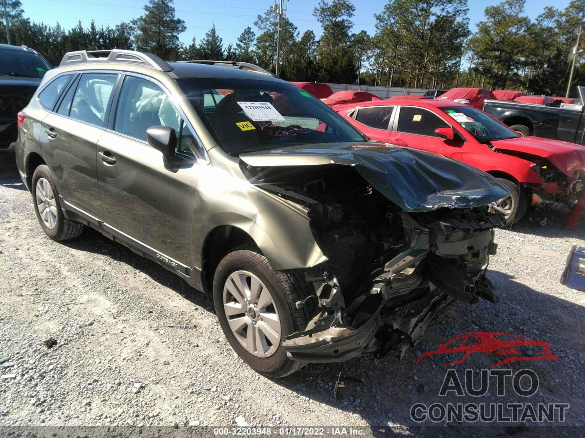 SUBARU OUTBACK 2018 - 4S4BSAAC2J3279089