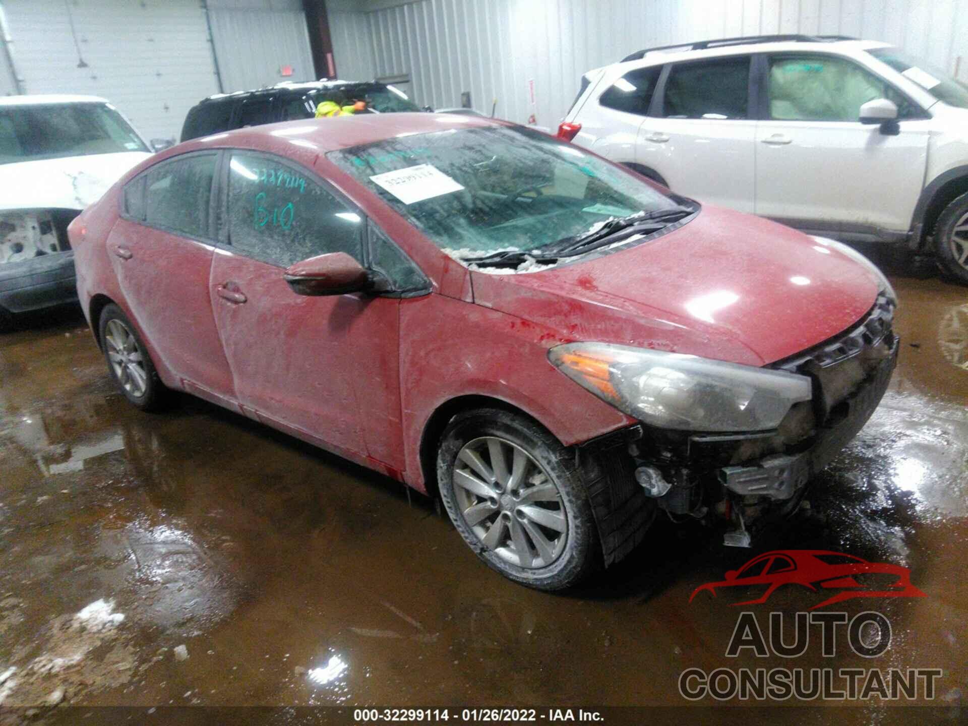 KIA FORTE 2016 - KNAFX4A60G5478977