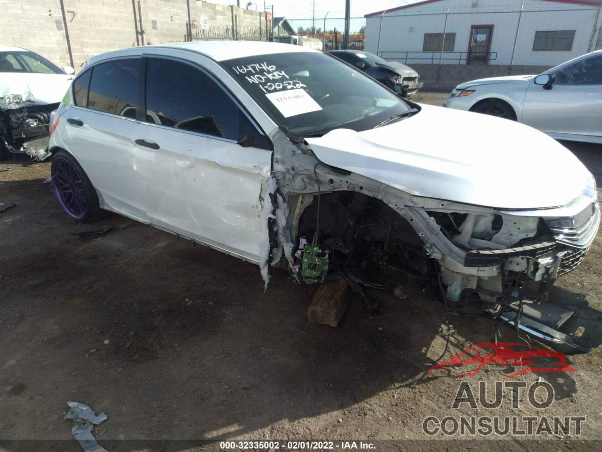 HONDA ACCORD SEDAN 2017 - 1HGCR2F5XHA196134