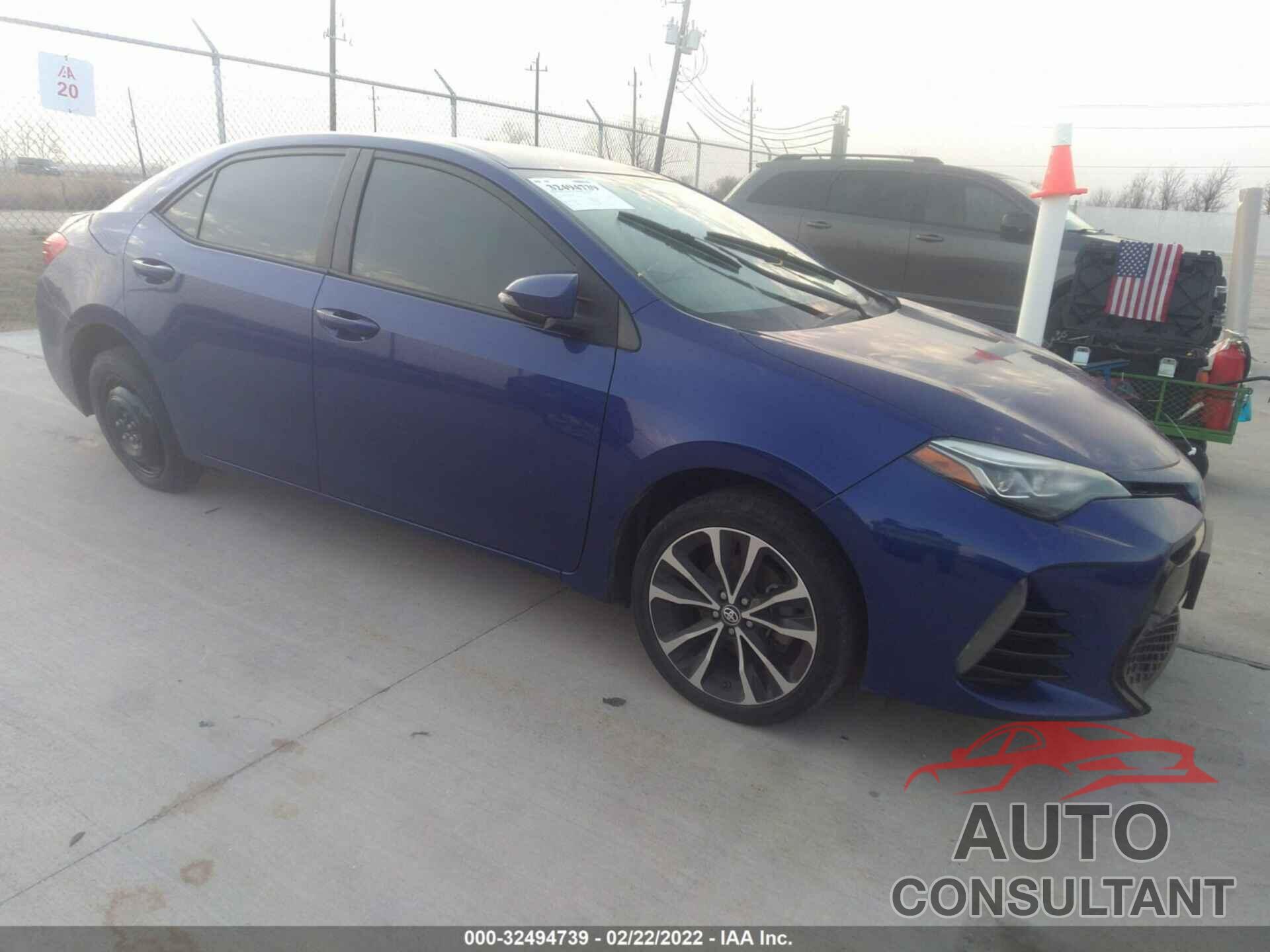 TOYOTA COROLLA 2017 - 5YFBURHE7HP607502